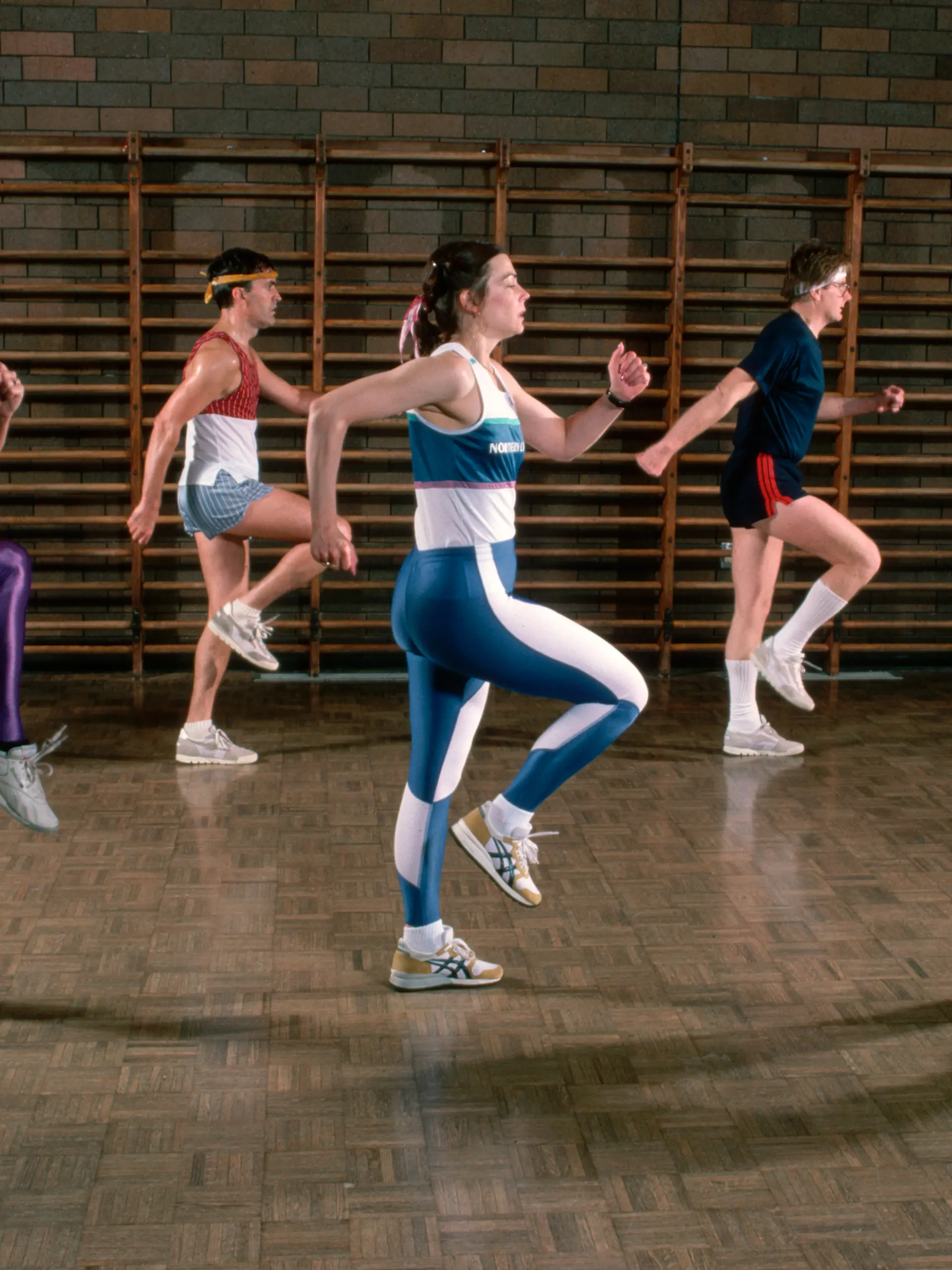 Gruppe bei Low-Impact-Aerobic – Stockfoto