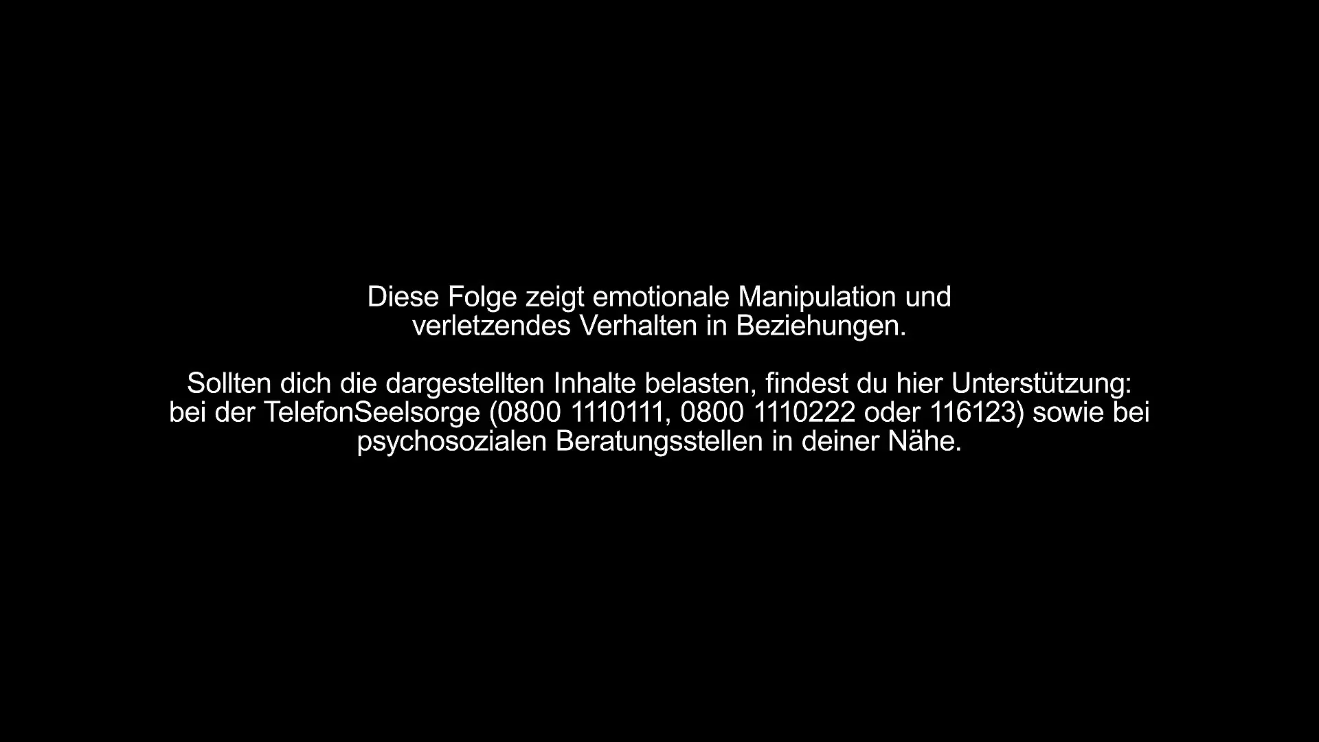 Hier findet ihr Hilfe bei emotionaler Manipulation.