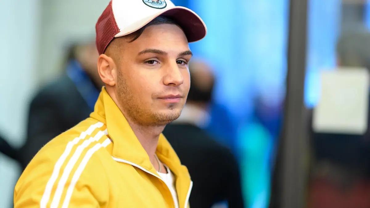 Schauinsland Reisen Cup, Hallenturnier , 07.01.2018 Pietro Lombardi beim Schauinsland Reisen Cup am 07.01.2018 in Gummersbach, , Gummersbach NRW Deutschland Schwalbe Arena *** Schauinsland travel Cup indoor tournament 07 01 2018 Pietro Lombardi at the Schauinsland Reisen Cup 07 01 2018 in Gummersbach Gummersbach, North Rhine-Westphalia Germany swallow arena  