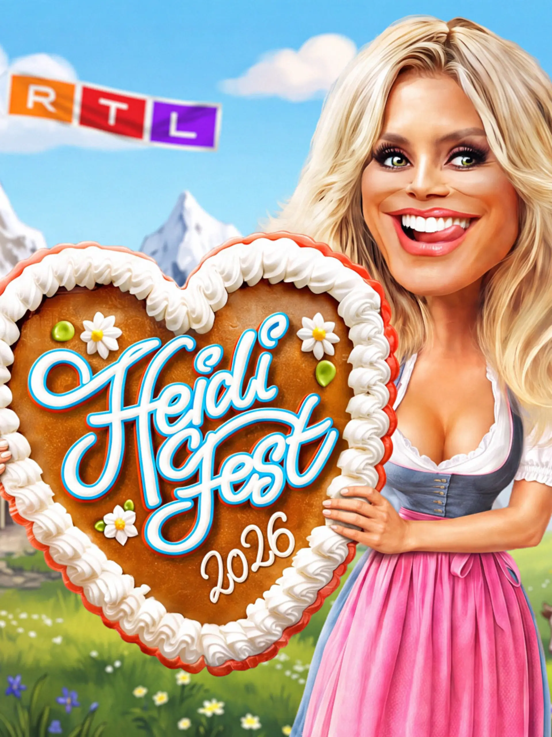 Mit dem „HeidiFest” feiert Heidi Klum am 17. September ihre große Premiere bei RTL und auf RTL+ 