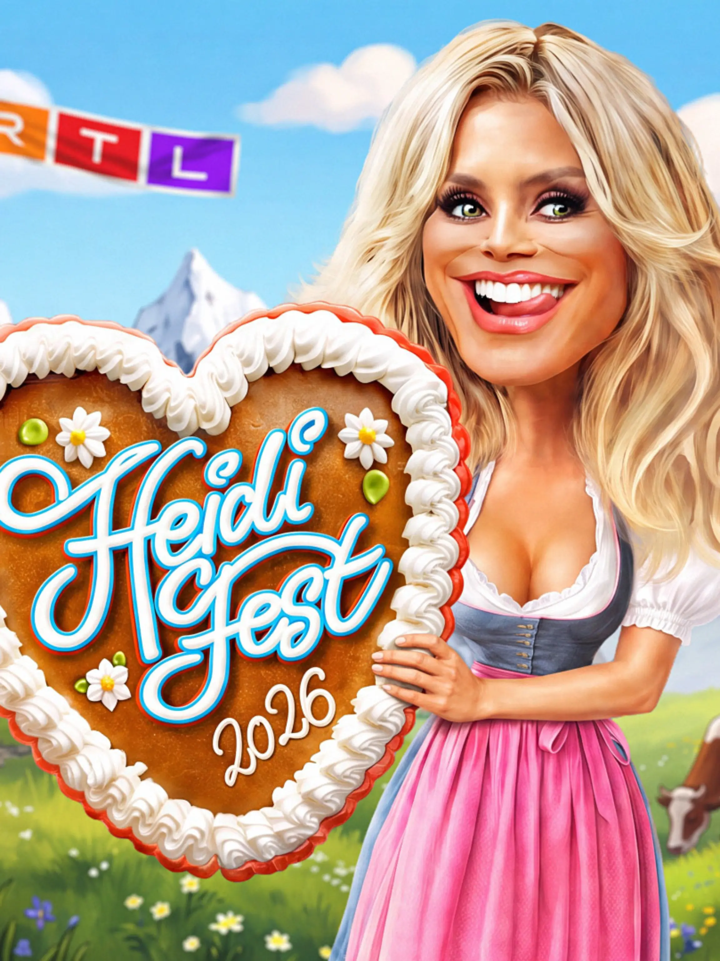 Mit dem „HeidiFest” feiert Heidi Klum am 17. September ihre große Premiere bei RTL und auf RTL+ 