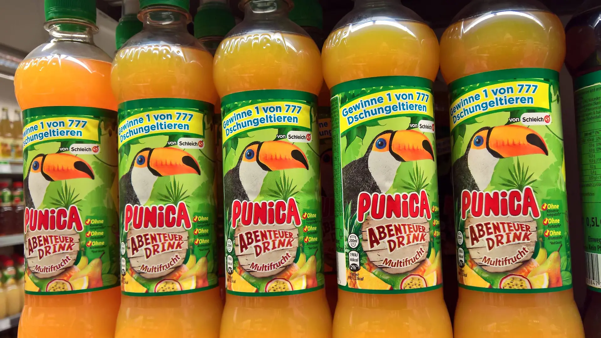 Punica verschwindet endgültig aus den Supermarktregalen. Nach dem Comeback 2024 bleiben die Verkäufe weit hinter den Erwartungen zurück.