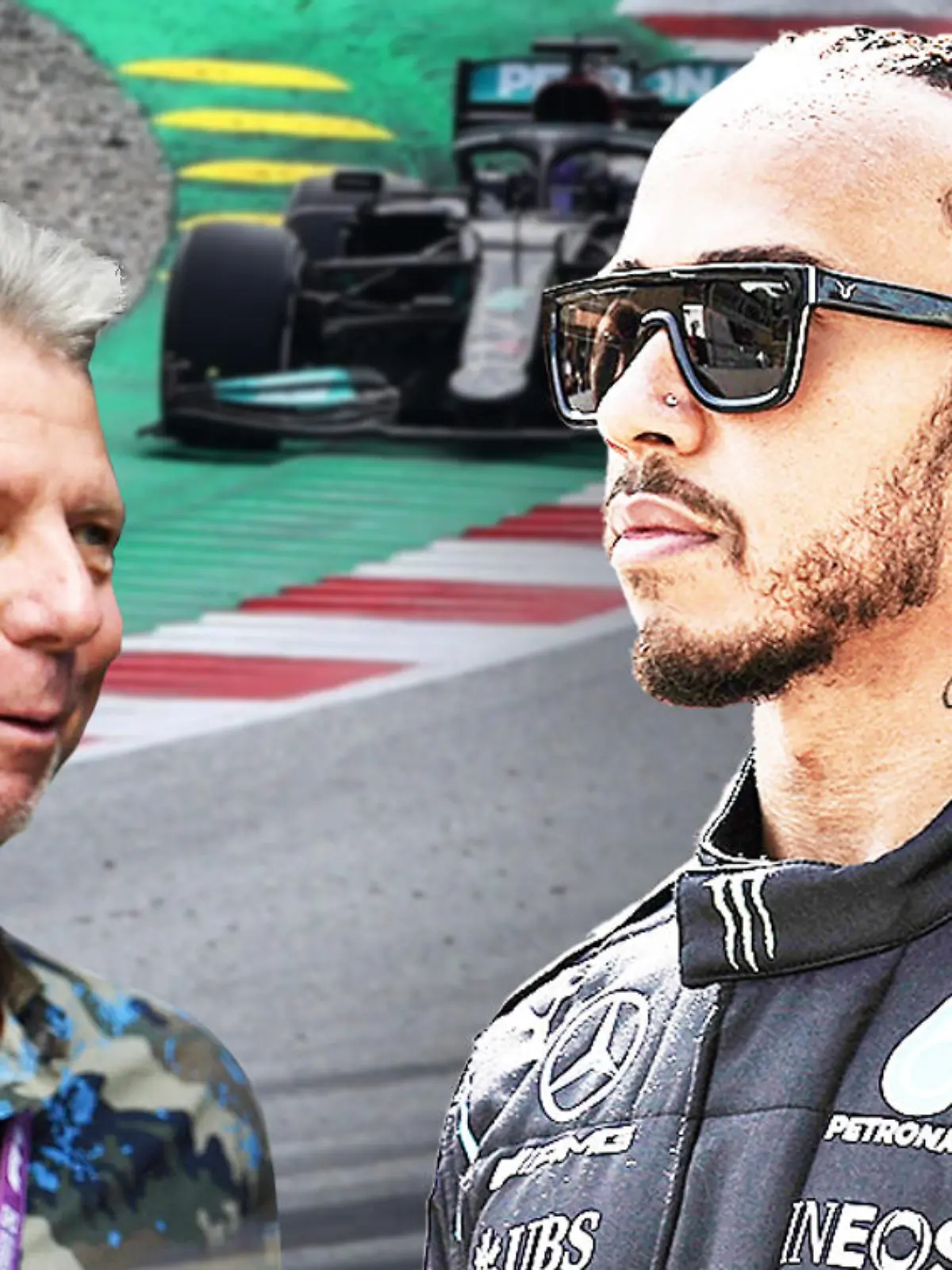 Heiko Wasser (li.) über Lewis Hamilton