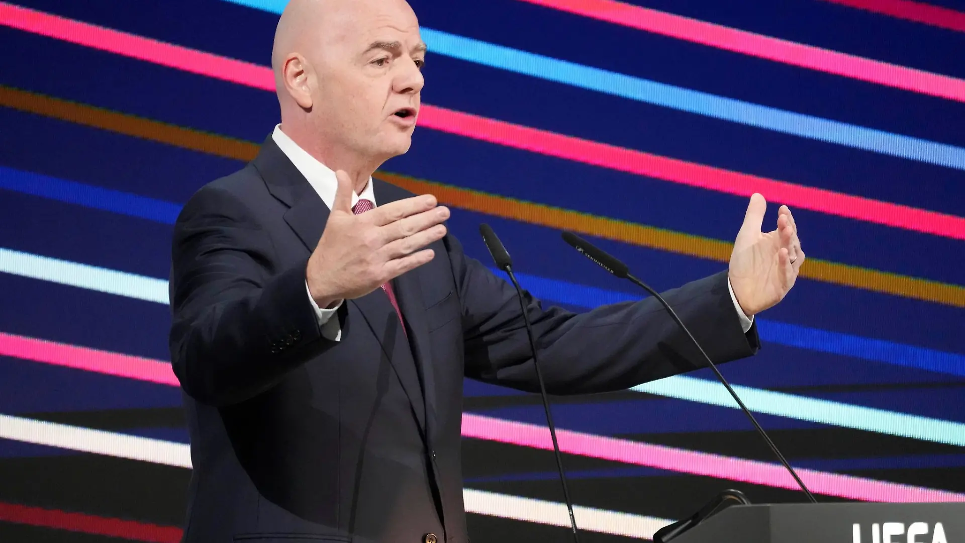 FIFA-Chef Infantino kämpft um sein Amt. (Archivbild)