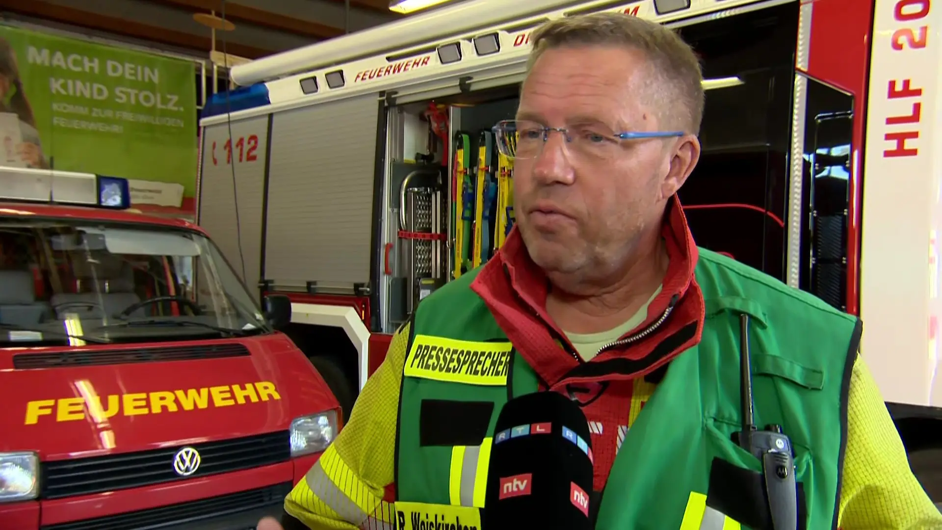 Rainer Weiskirchen, Pressesprecher der Feuerwehren im Landkreis Neustadt an der Aisch-Bad Windsheim,