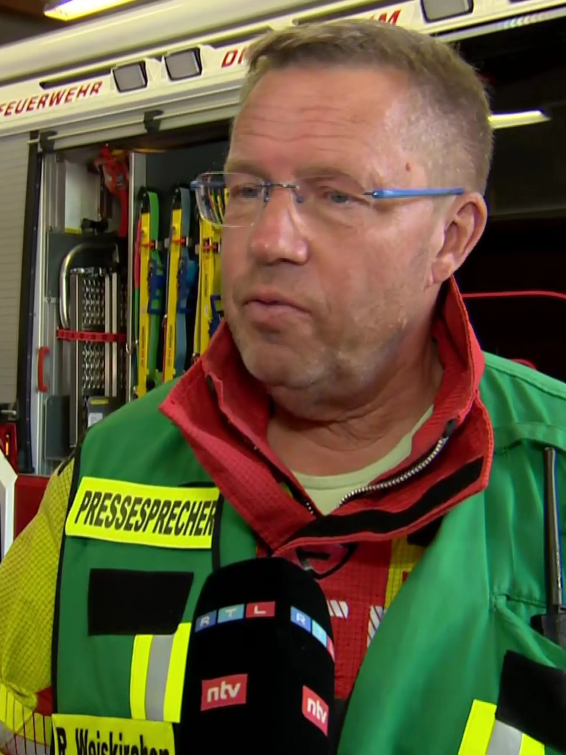 Rainer Weiskirchen, Pressesprecher der Feuerwehren im Landkreis Neustadt an der Aisch-Bad Windsheim,