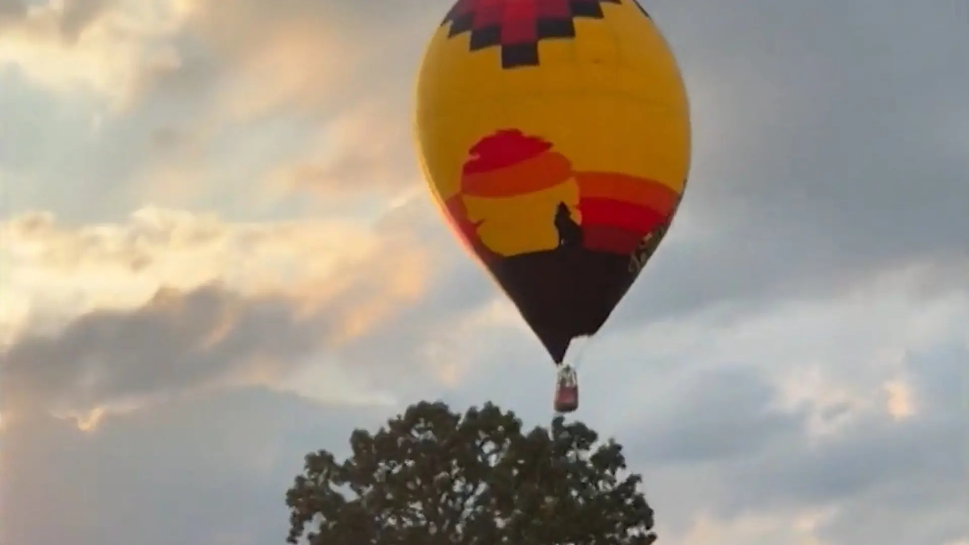 Heißluftballon stürzt vom Himmel – dann wagt Pilot DIESES riskante Manöver! Zuschauer bei Festival hilflos
