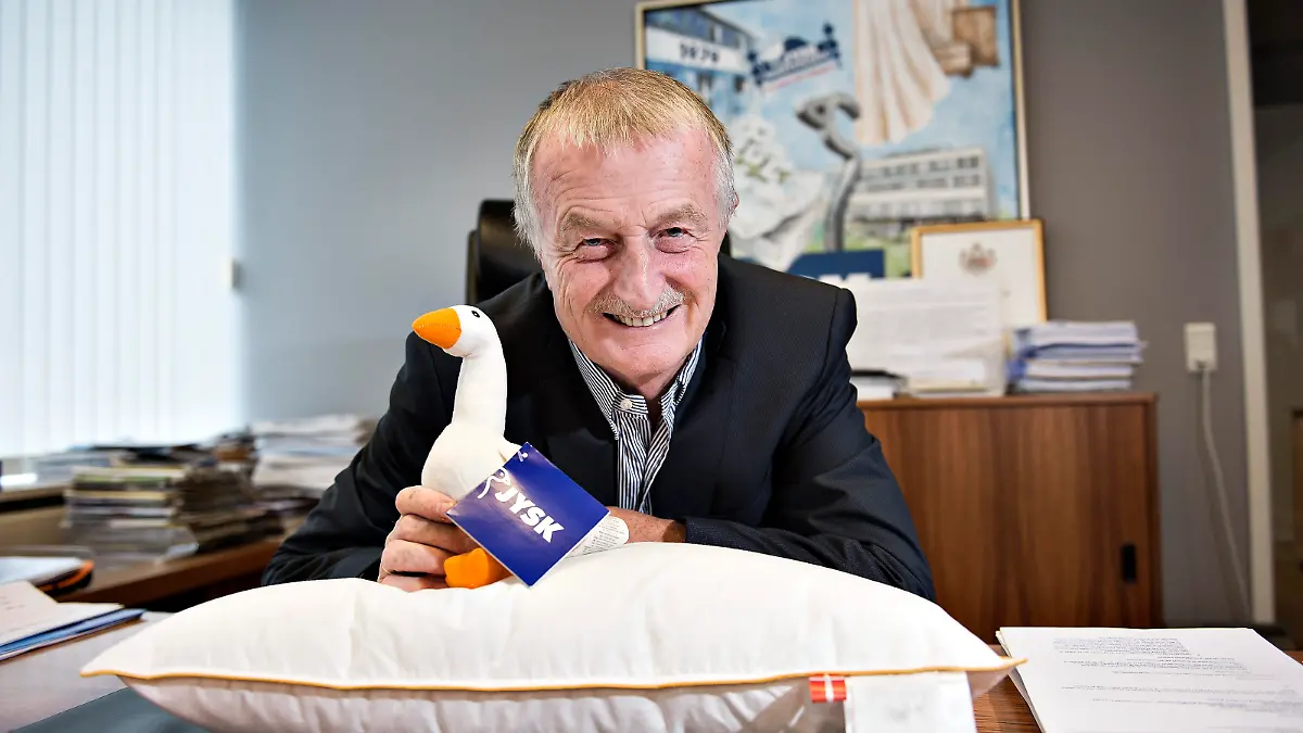 Lars Larsen (†71), Unternehmer und Besitzer der Jysk-Holding (Dänisches Bettenlager), im November 2015. Er starb am 9. August 2019.