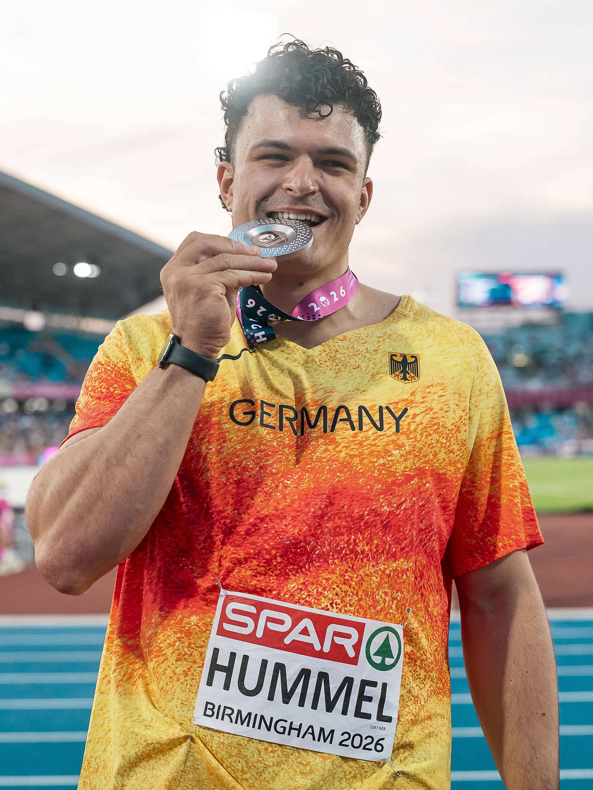 Merlin Hummel Eintracht Frankfurt, Hammerwurf Maenner, GBR, Leichtathletik, Athletics, European Athletics Championships 2026, Leichtathletik Europameisterschaft 2026, Birmingham 2026, 09.08.2026, GBR, Leichtathletik, Athletics, European Athletics Championships 2026, Leichtathletik Europameisterschaft 2026, Birmingham 2026, 09.08.2026 Birmingham *** Merlin Hummel, Eintracht Frankfurt, Men s Hammer Throw, GBR, Track and Field, Athletics, 2026 European Athletics Championships, 2026 European Track and Field Championships, Birmingham 2026, August 9, 2026, GBR, Track and Field, Athletics, 2026 European Athletics Championships, 2026 European Track and Field Championships, Birmingham 2026, August 9, 2026, Birmingham Copyright: xStefanxMayerx EP_SMR
