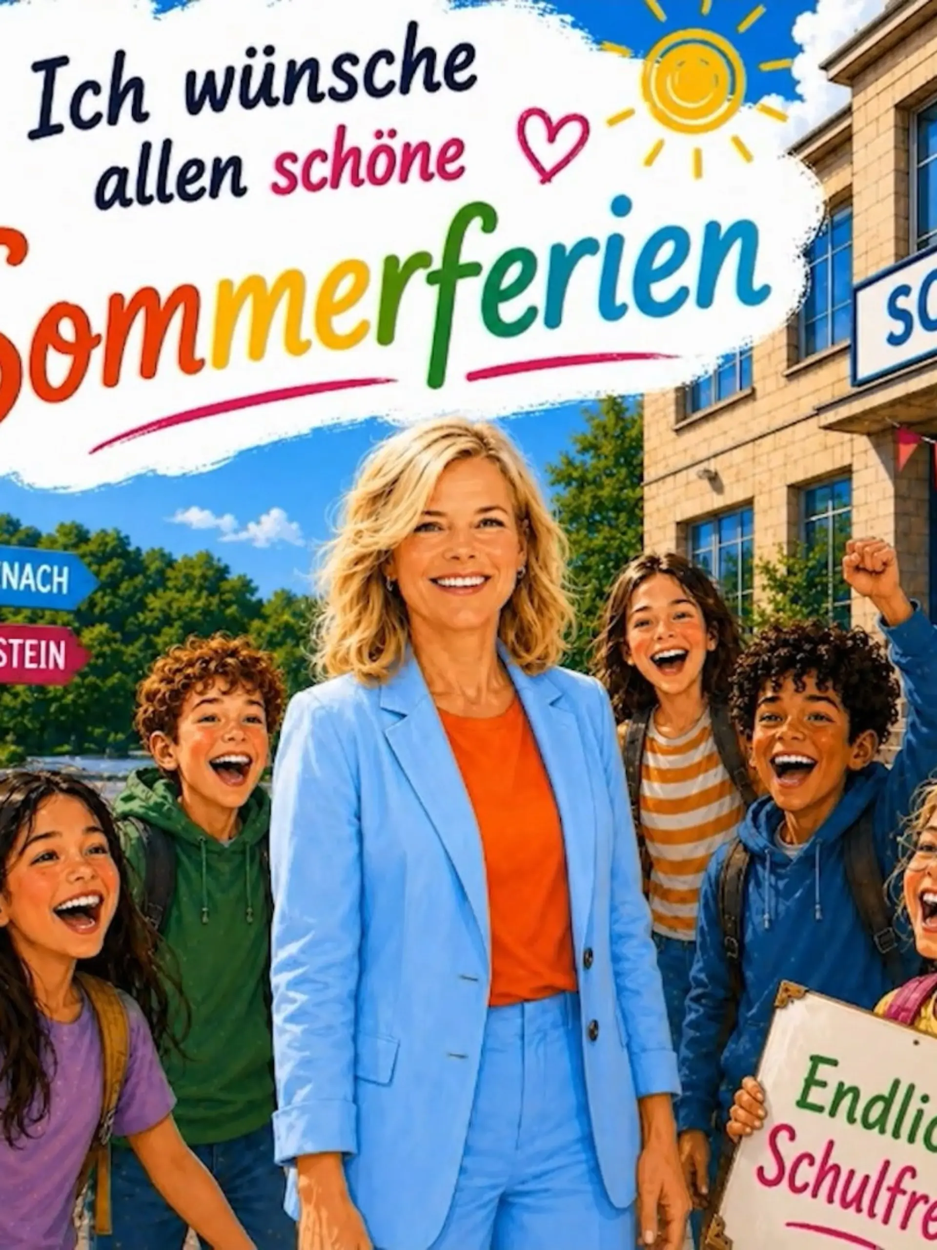 Bild zu: "Julia Klöckner erntet für Schulstart-Post heftige Kritik"