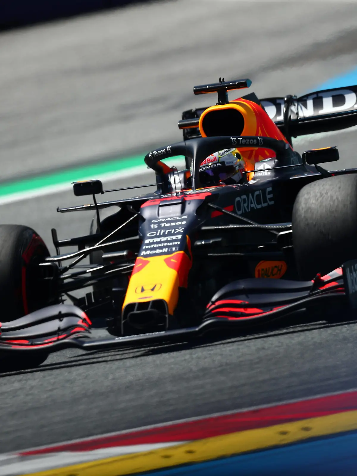  Formula 1 Austria Gran Prix 2021 Max Verstappen of Red Bull Racing on track during free pratice of Formula 1 Gran Prix 2021 of Austria Spielberg Red Bull Ring Austria Copyright: xBasilex