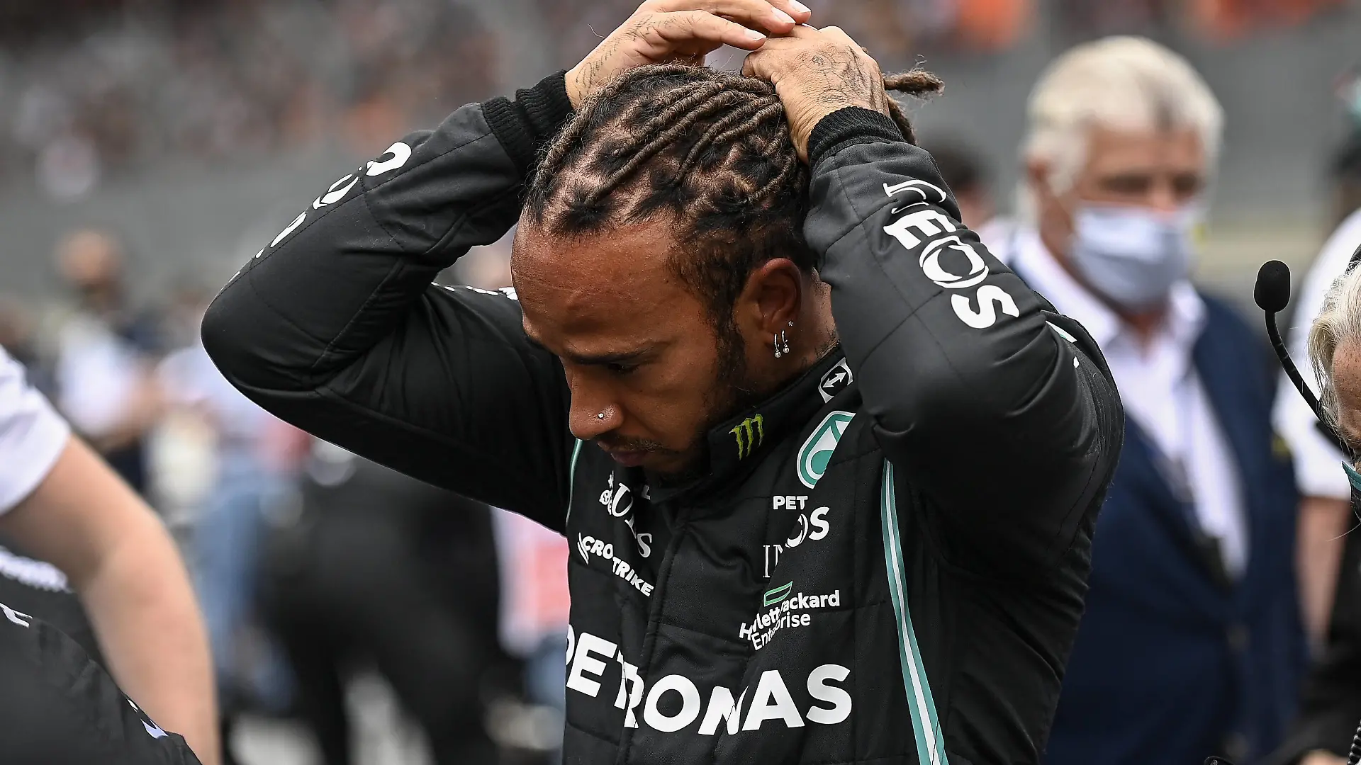 F1 Grand Prix of Austria 44 Lewis Hamilton GBR, Mercedes-AMG Petronas F1 Team, F1 Grand Prix of Austria at Red Bull Ring on July 4, 2021 in Spielberg, Austria. Photo by Christian Bruna/EPA/FIA Pool via HOCH ZWEI Spielberg Austria Poolfoto HOCH ZWEI/Pool/EPA-EFE ,EDITORIAL USE ONLY