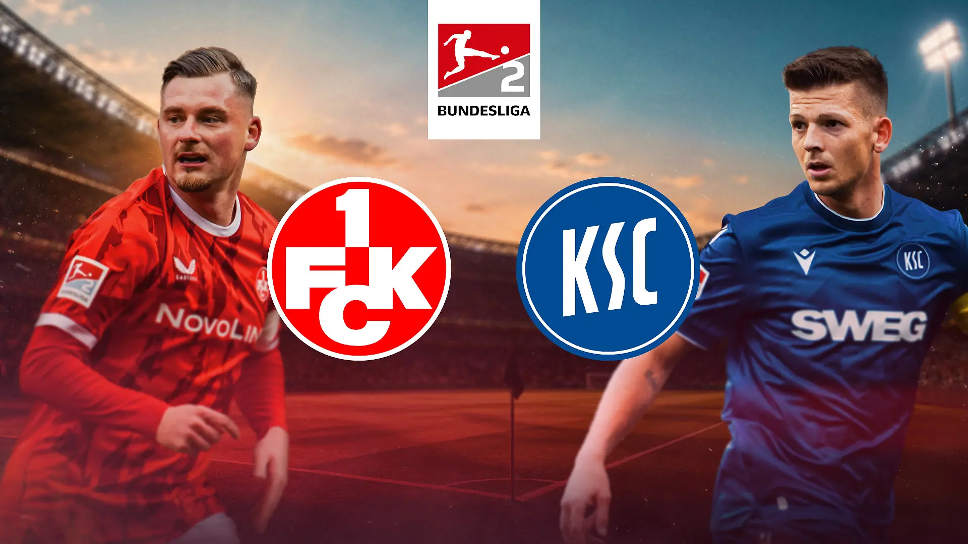 1. FC Kaiserslautern gegen Karlsruher SC auf RTL+ streamen