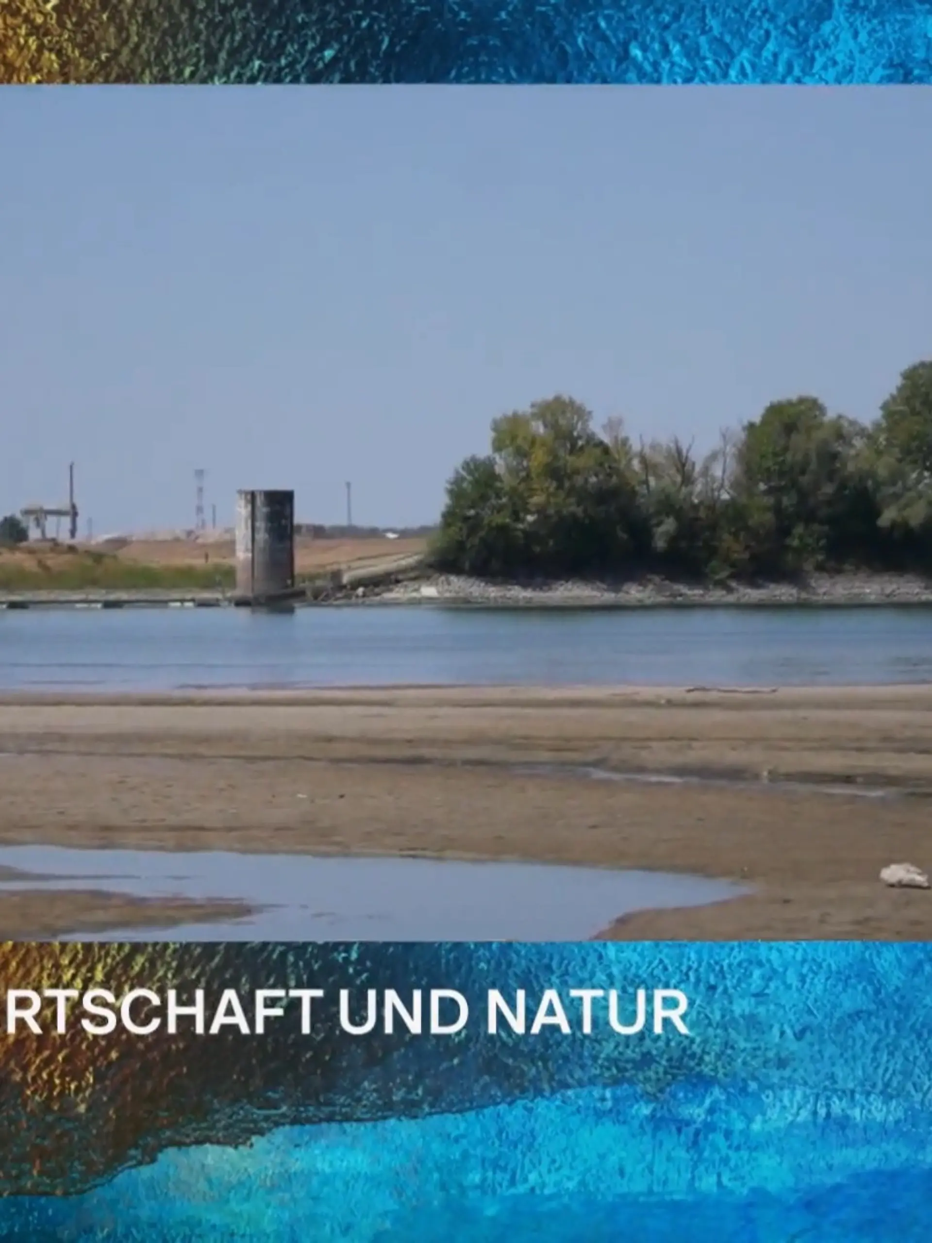 Bild zu: "Wasserstände in Deutschland immer niedriger"