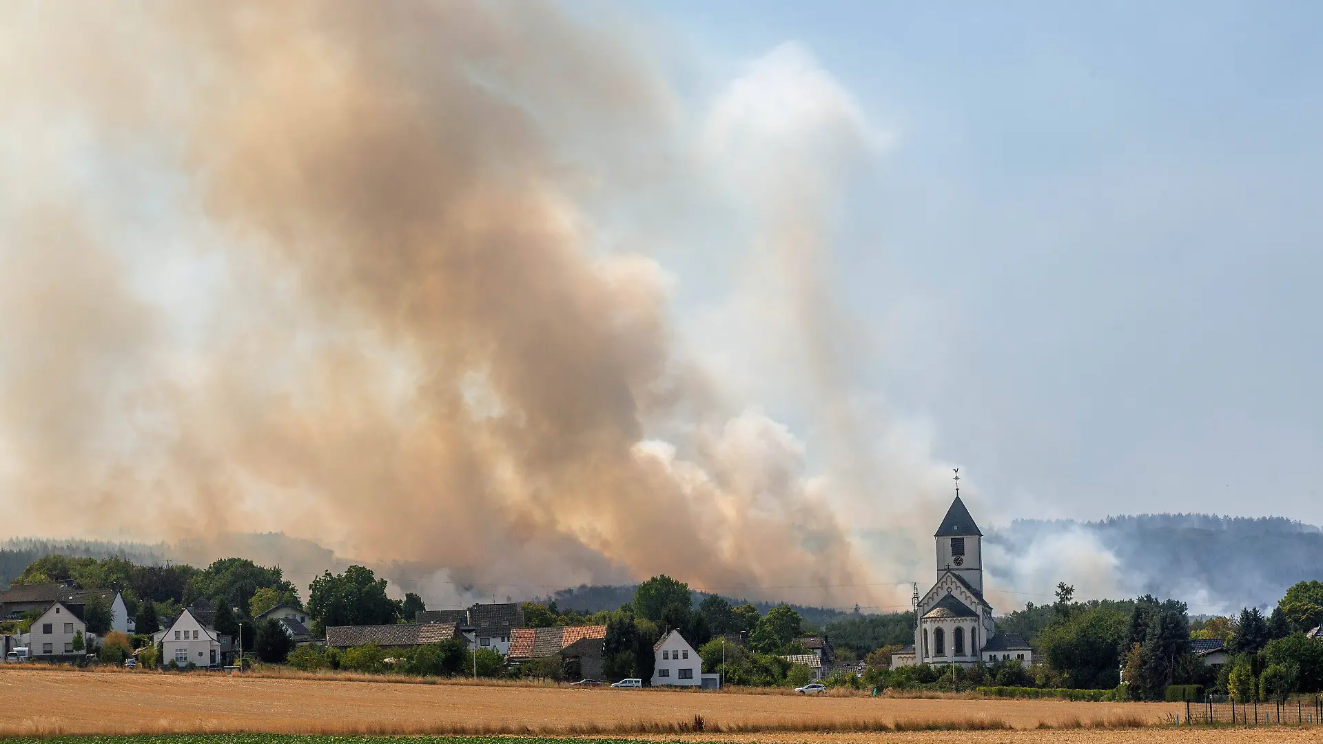 Brand im Hürtgenwald