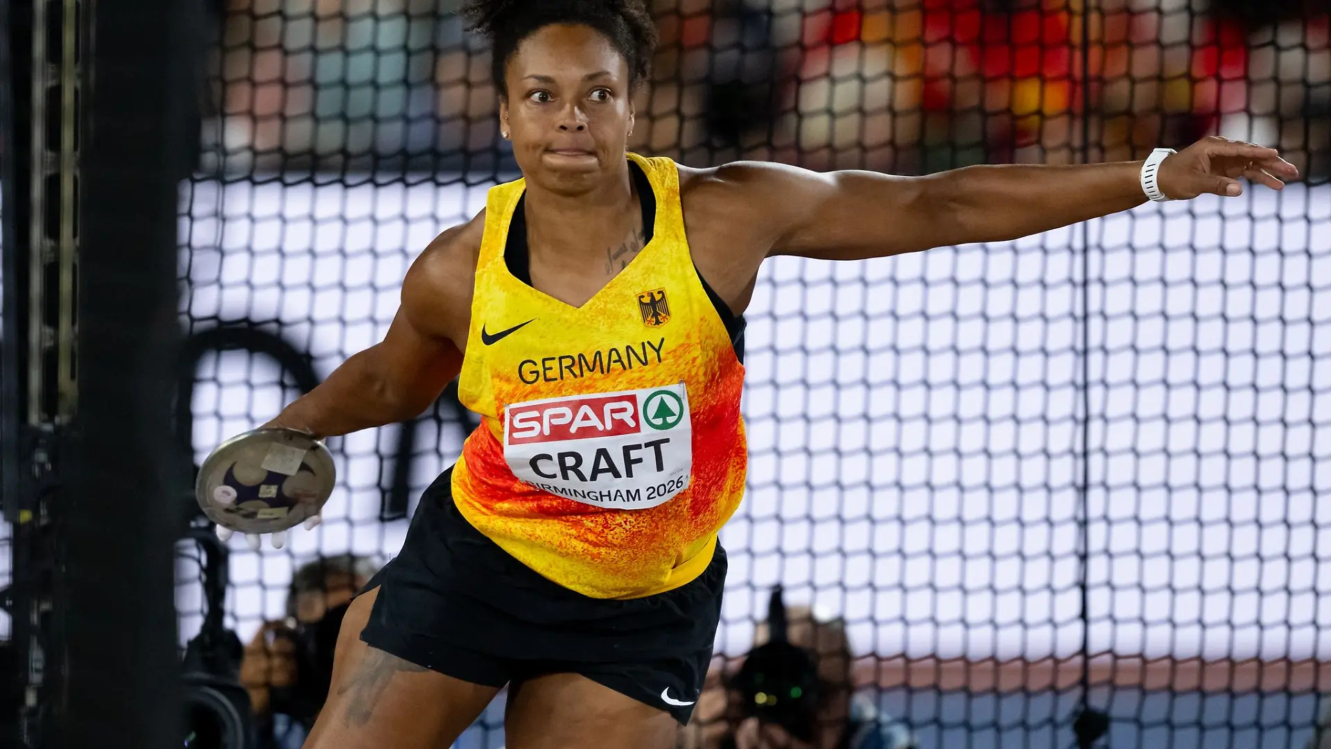 Diskuswerferin Shanice Craft holte EM-Silber.