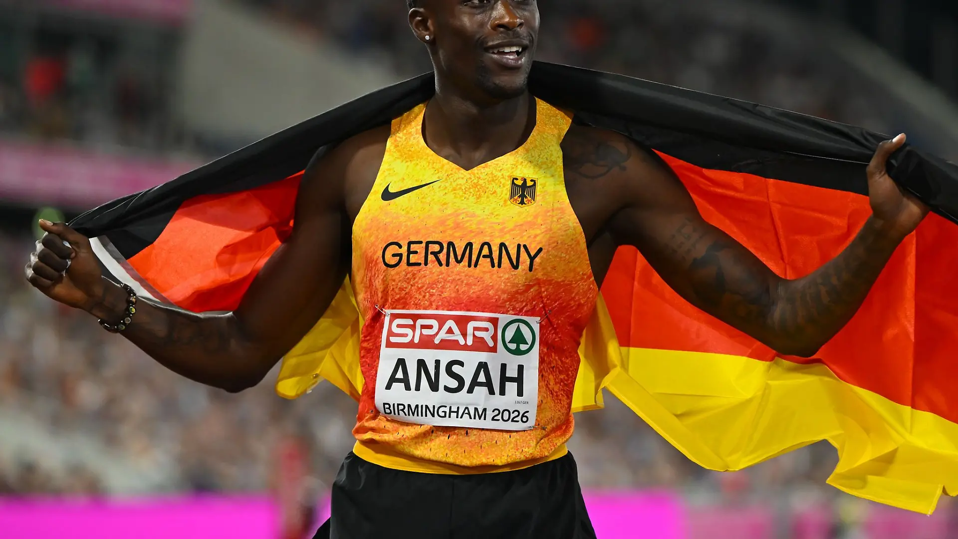 Owen Ansah ist Europameister über 200 Meter.
