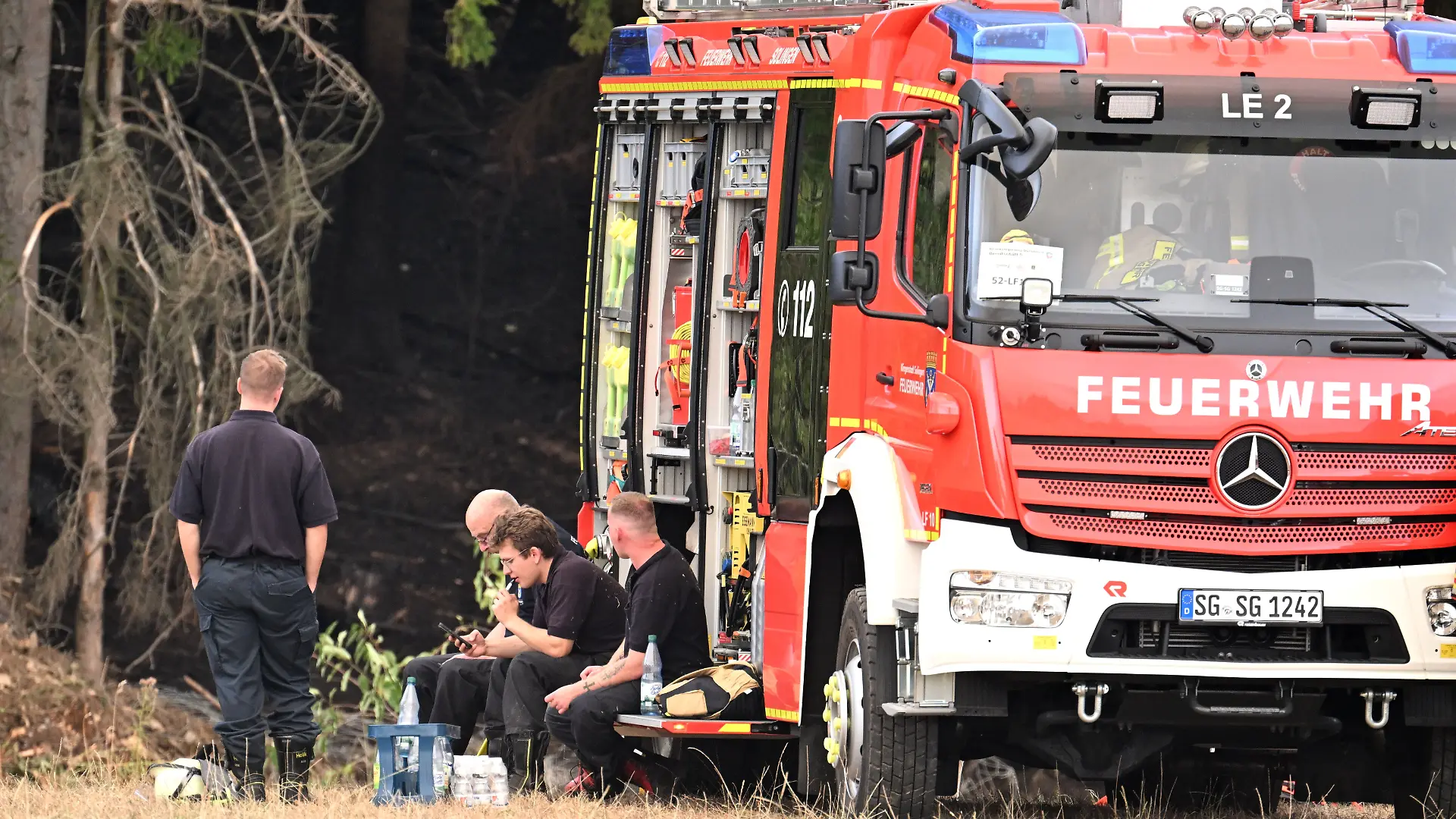 Waldbrand im Hürtgenwald
