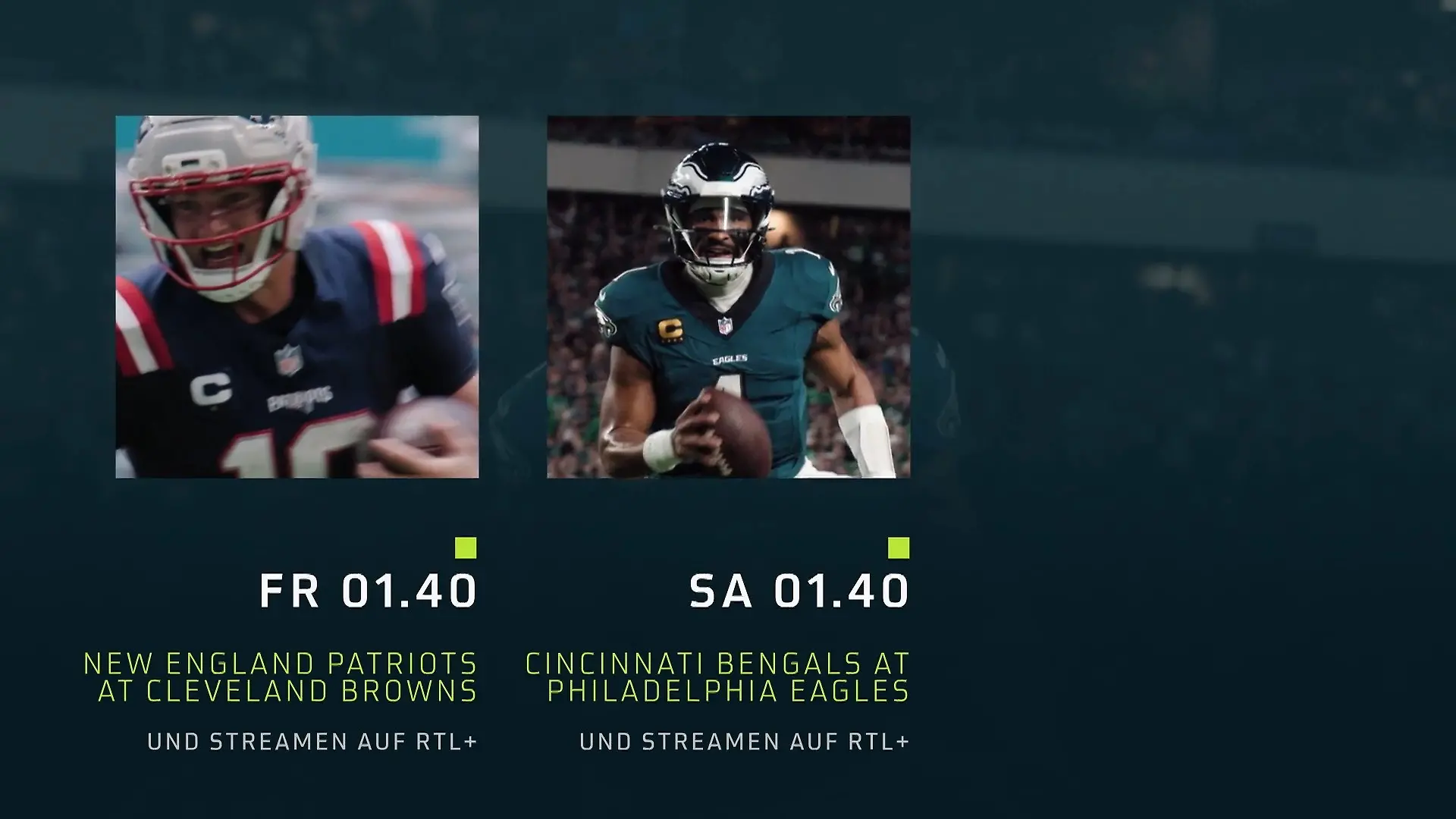 Nfl Live - Preseason Fr./Sa., 28./29.08,, 01:40 Uhr