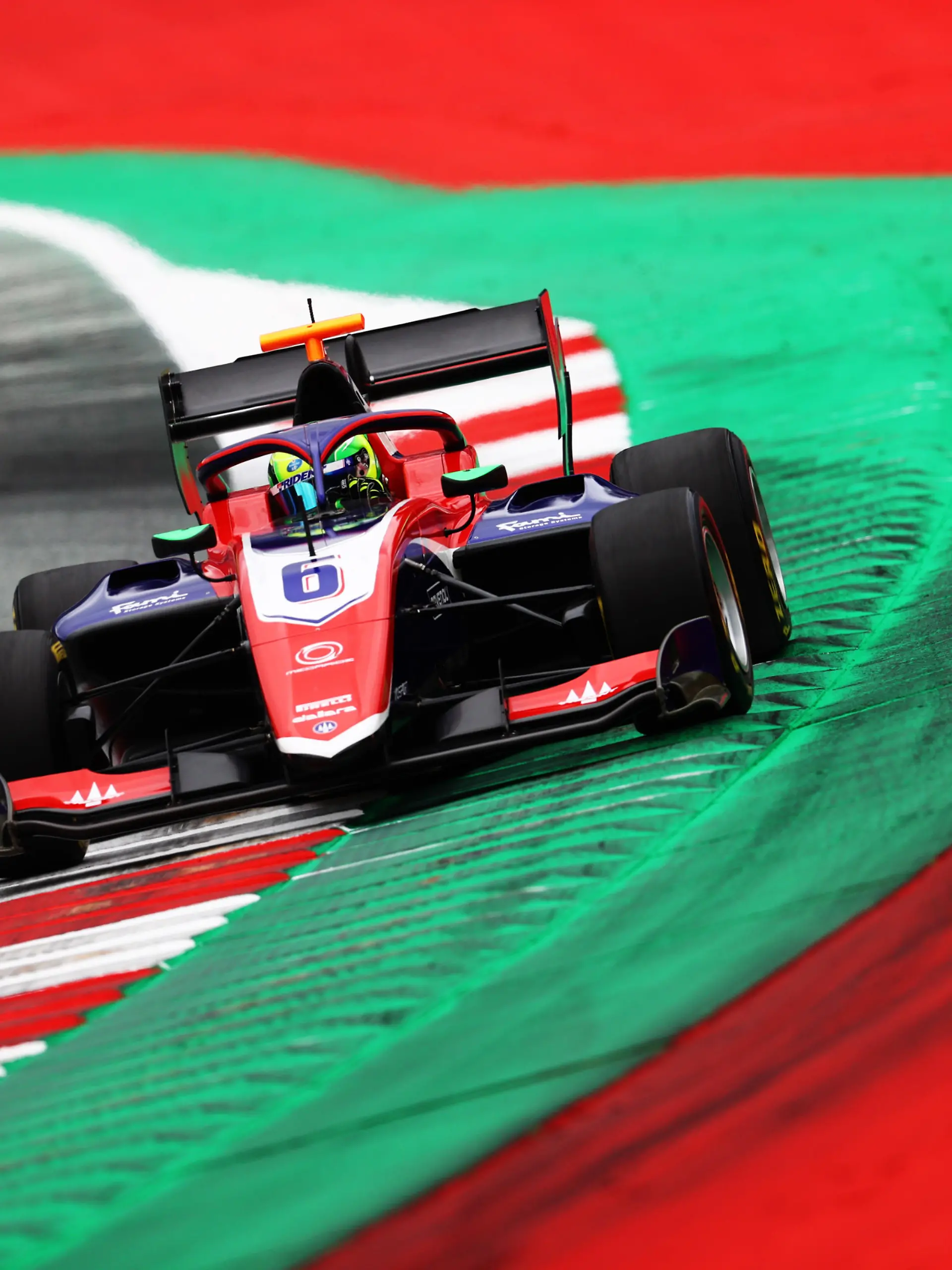 SPIELBERG, AUSTRIA - JULY 02: David Schumacher of Germany and Trident (6) drives during qualifying for Round 3:Spielberg of the Formula 3 Championship at Red Bull Ring on July 02, 2021 in Spielberg, Austria. (Photo by Clive Rose/Getty Images)