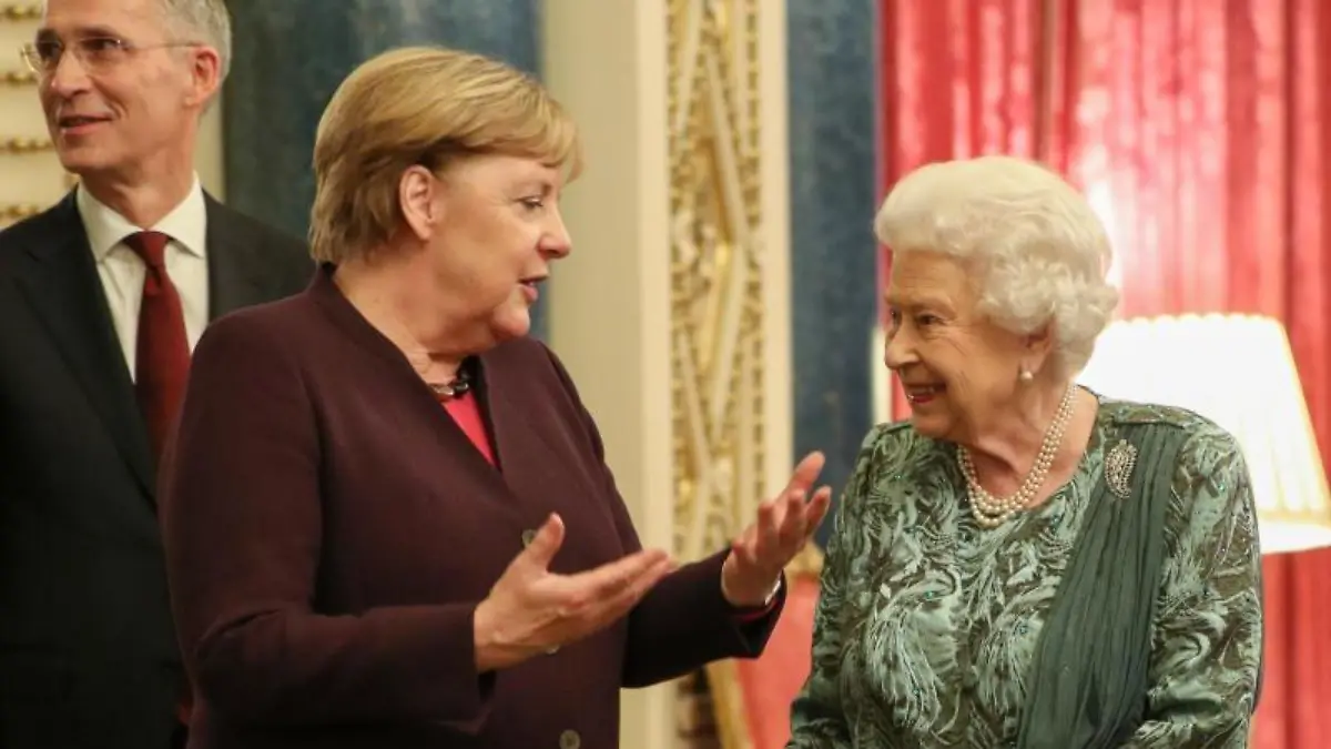 Angela Merkel und Queen Elizabeth II.
