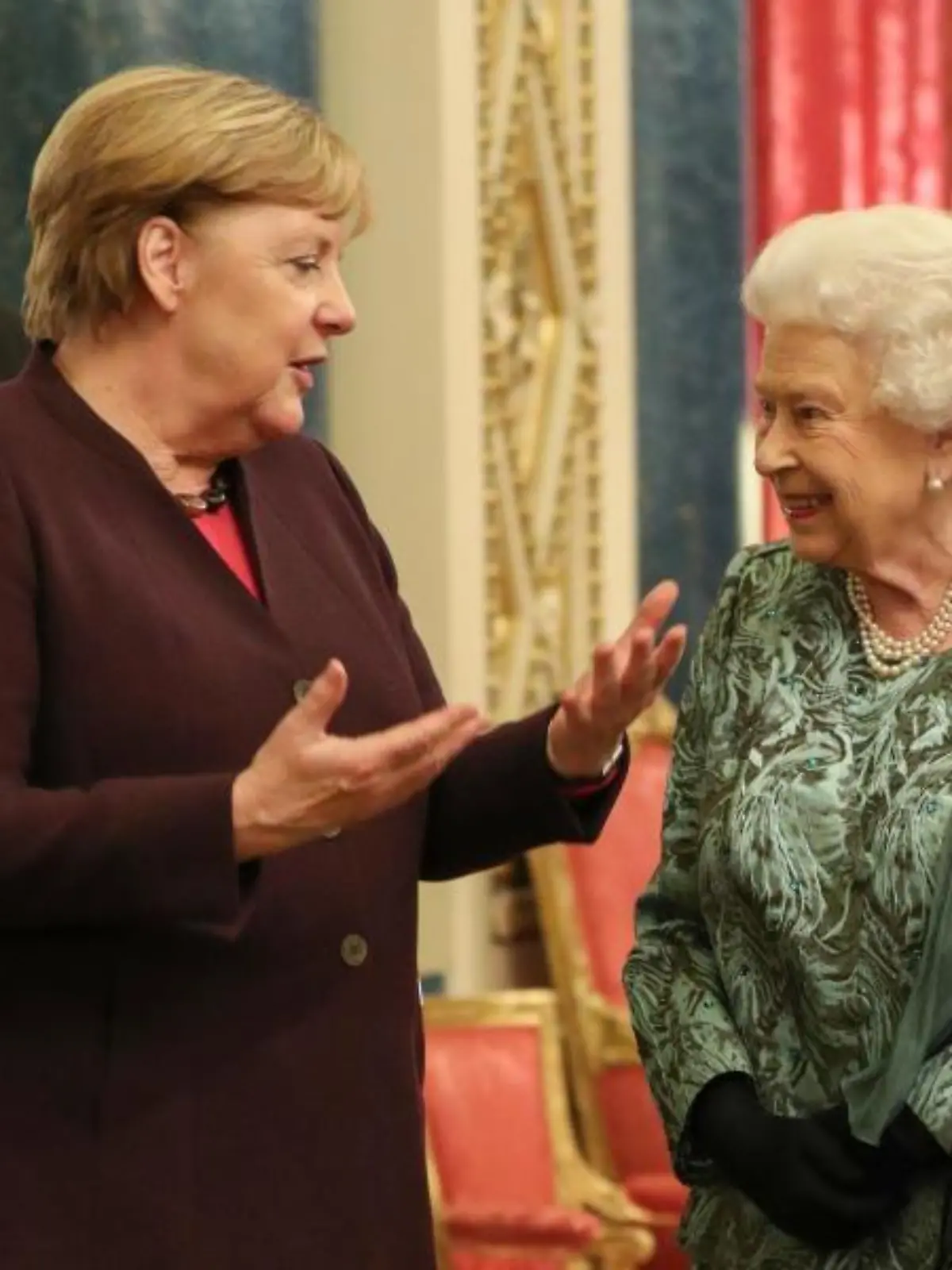 Angela Merkel und Queen Elizabeth II.