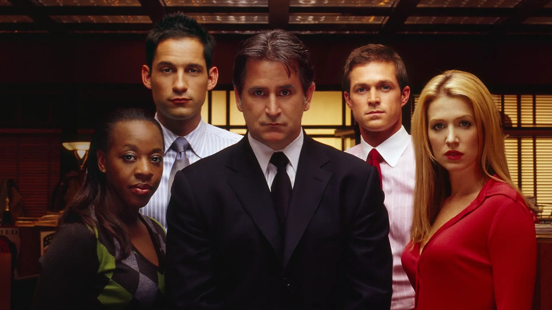 v.l, Marianne Jean-Baptiste, Enrique Murciano, Anthony LaPaglia, Eric Close und Poppy Montgomery