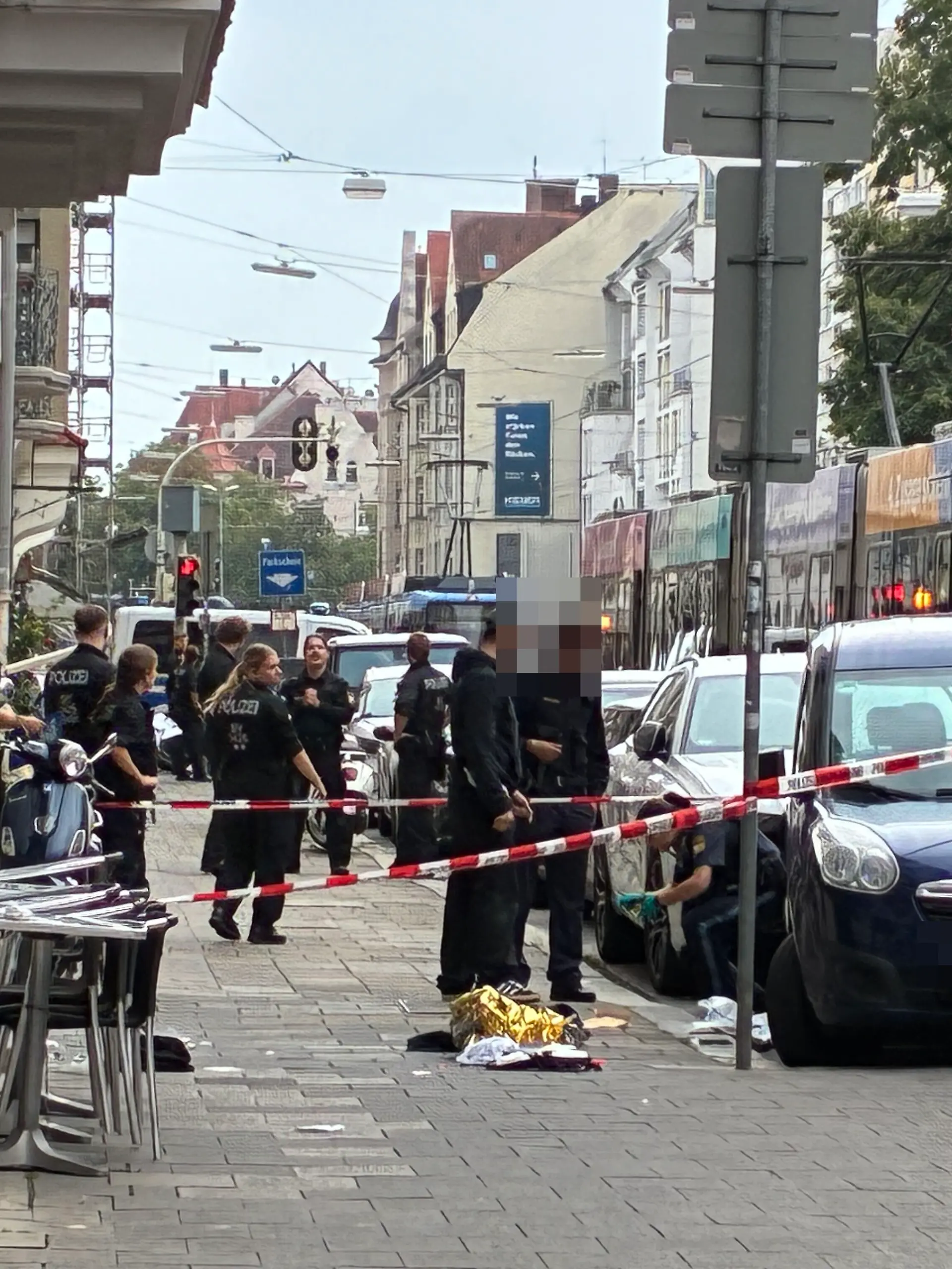 In München-Schwabing läuft aktuell ein Großeinsatz