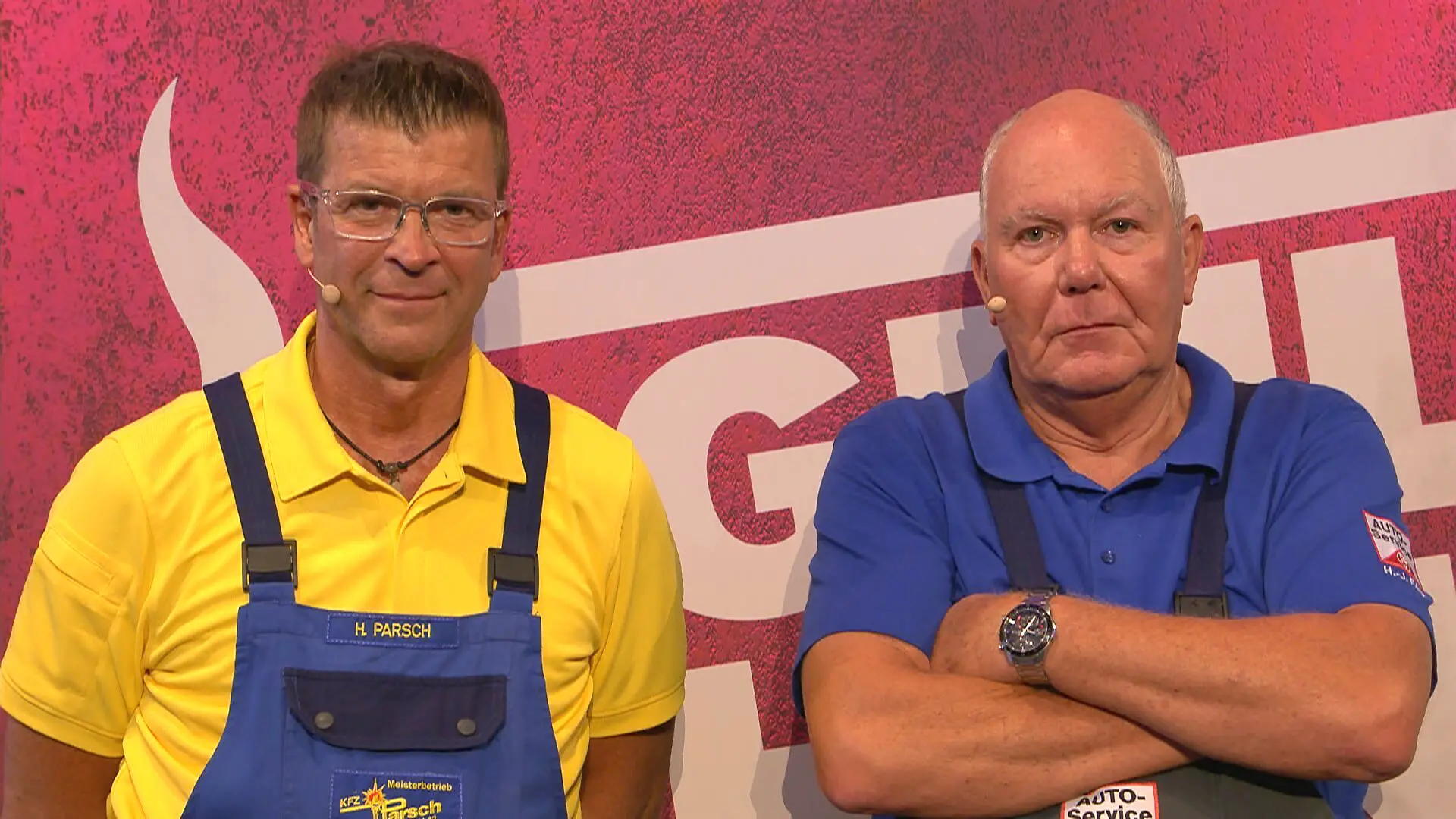Für die Autodoktoren Holger Parsch (l.) und Hans-Jürgen Faul wird der „Grill den Henssler”-Auftritt bewegender als gedacht