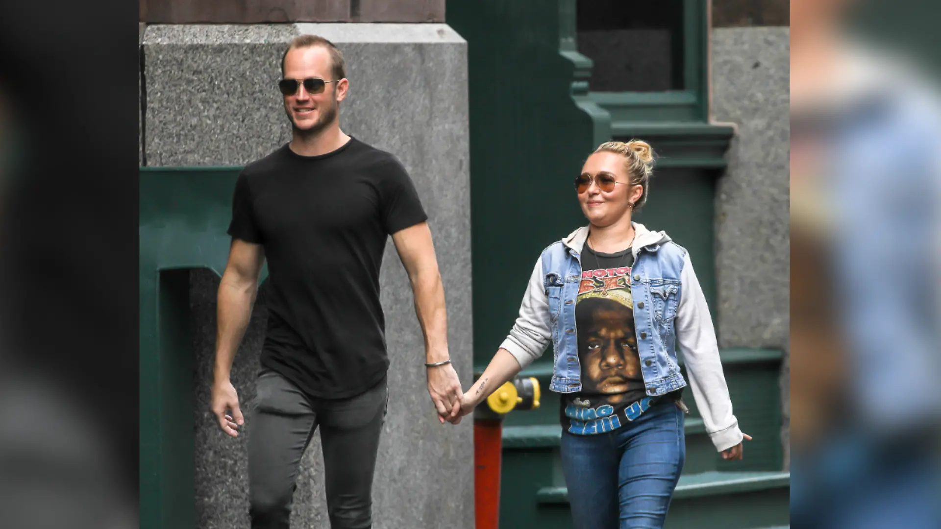 Hayden Panettiere Händchen haltend mit Brian Hickersons Bruder Zach in New York
