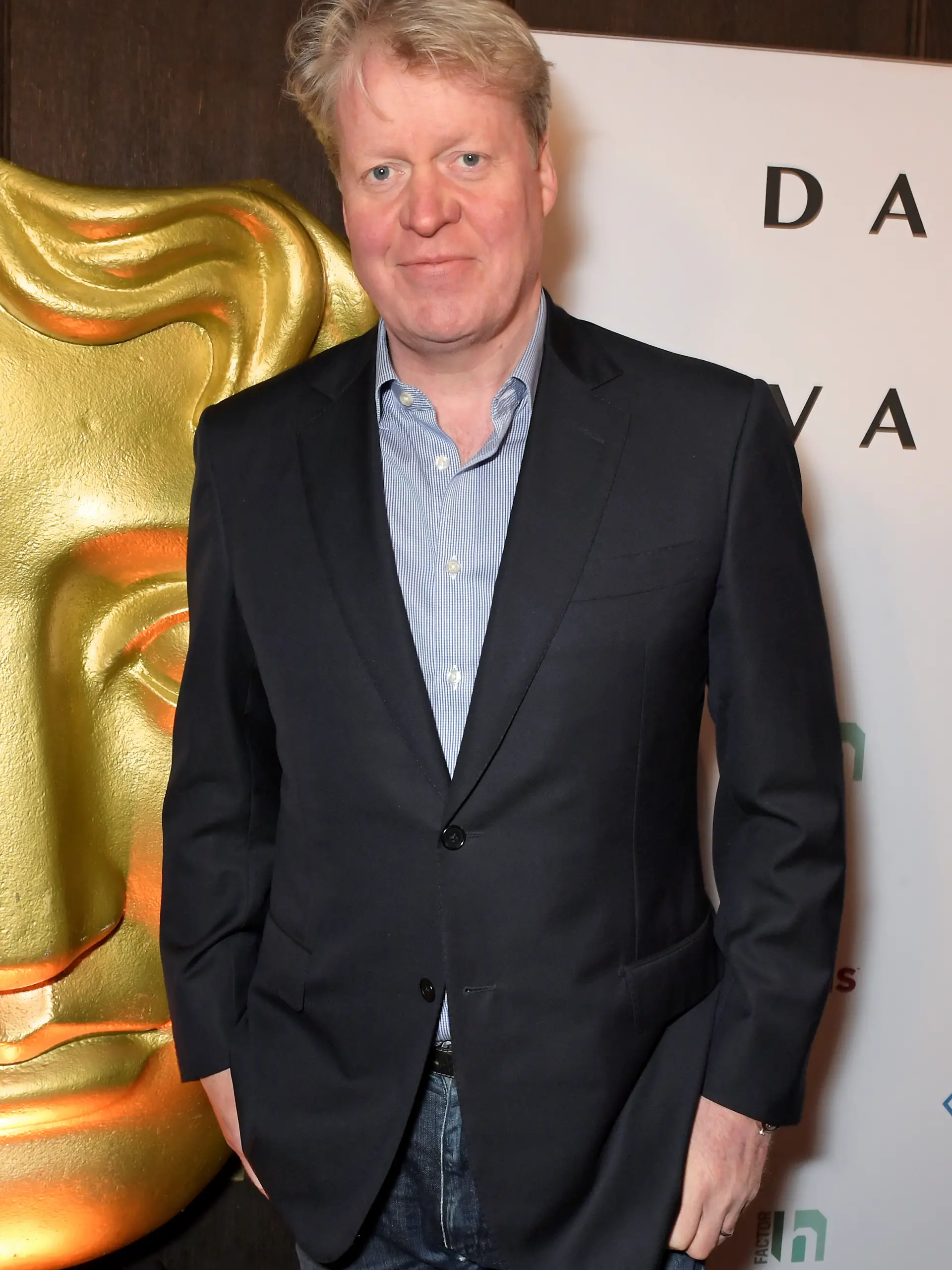 LONDON, ENGLAND - FEBRUARY 05: Charles Spencer, 9th Earl Spencer, attends the UK premiere of "Dancing At The Vatican" hosted by HDdennmore at BAFTA on February 5, 2020 in London, England. (Photo by David M. Benett/Dave Benett/Getty Images for Charles Sabine)