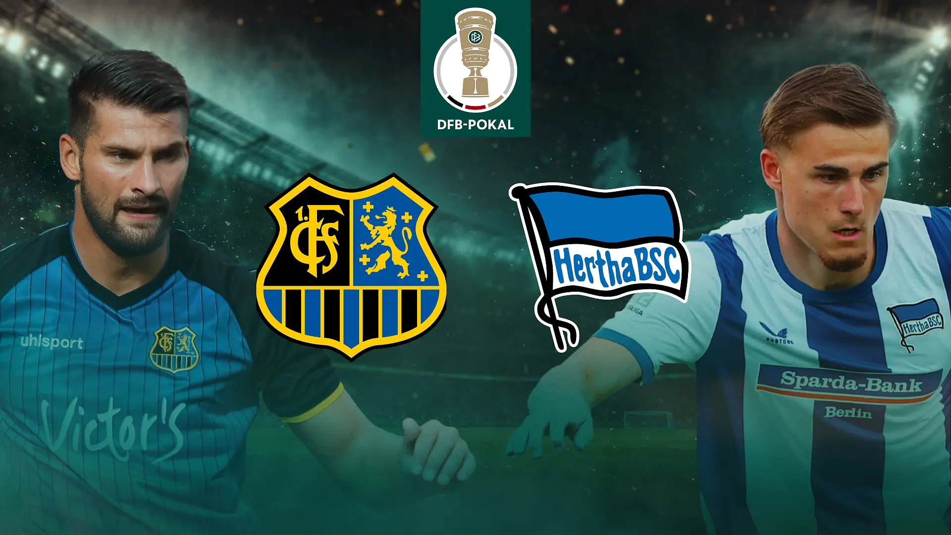 1. FC Saarbrücken gegen Hertha SC auf RTL+ streamen