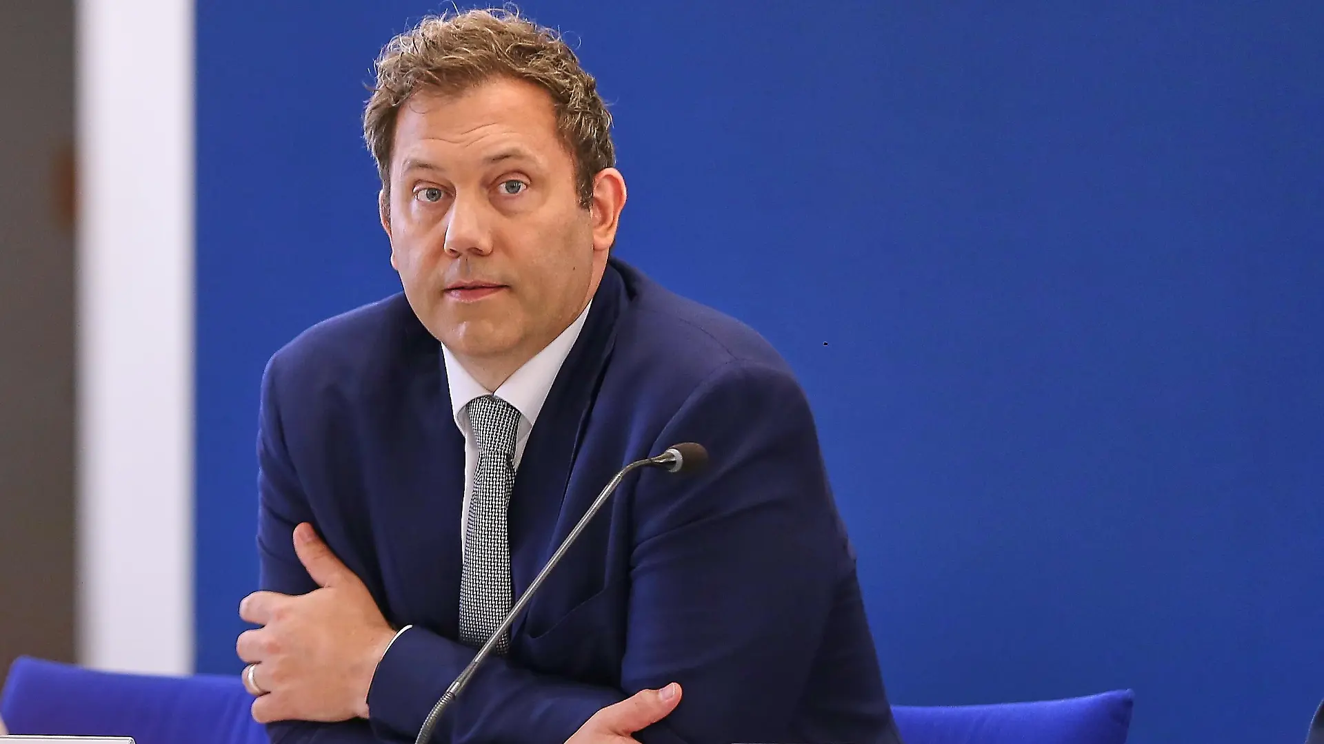 Berlin, Deutschland: Bundesfinanzministerium: Branchendialog Ost: Start-ups und Scale-ups: Bundesminister der Finanzen Lars Klingbeil (SPD)