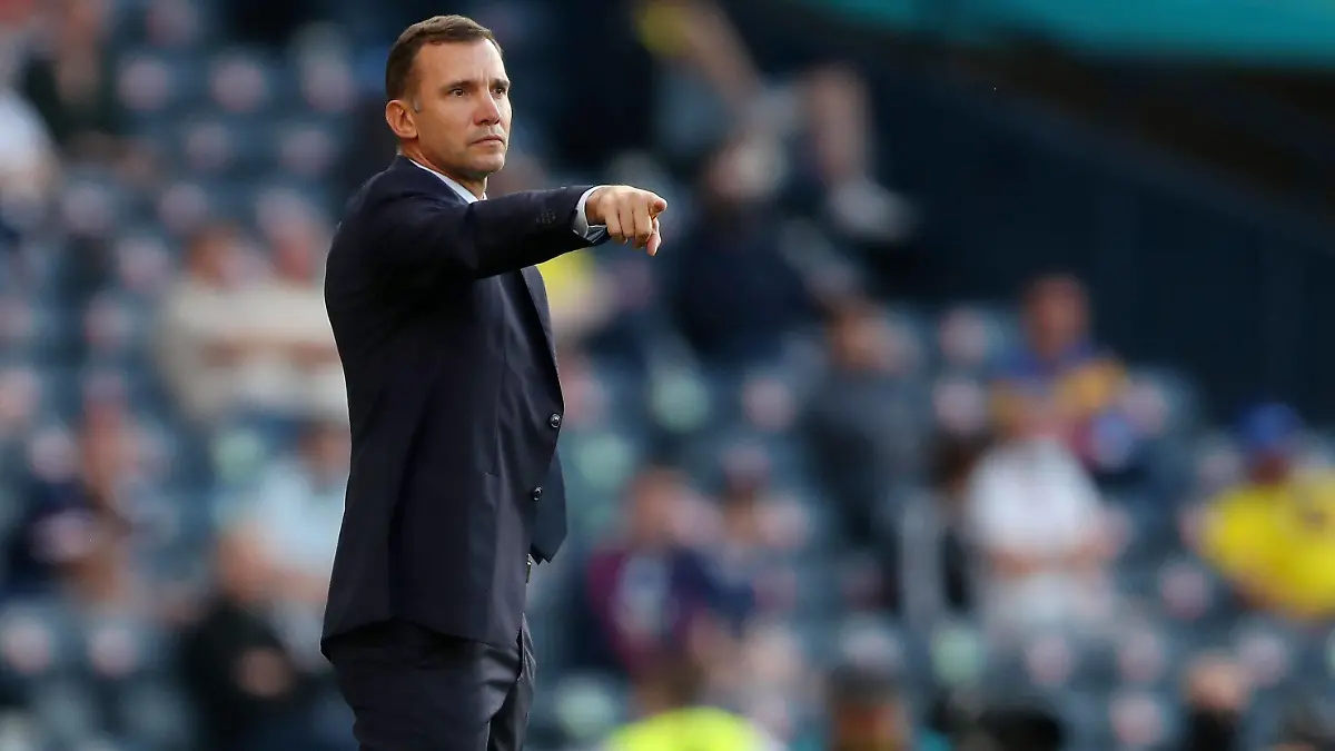 Mandatory Credit: Photo by Paul Greenwood/BPI/Shutterstock 12173766o Ukraine manager Andriy Shevchenko Sweden v Ukraine, UEFA European Championship, EM, Europameisterschaft 2020, Round of 16, International Football, Hampden Park, Glasgow, UK - 29 June 2021 Sweden v Ukraine, UEFA European Championship 2020, Round of 16, International Football, Hampden Park, Glasgow, UK - 29 June 2021 PUBLICATIONxINxGERxSUIxAUTXHUNxGRExMLTxCYPxROMxBULxUAExKSAxONLY Copyright: xPaulxGreenwood/BPI/Shutterstockx 12173766o 