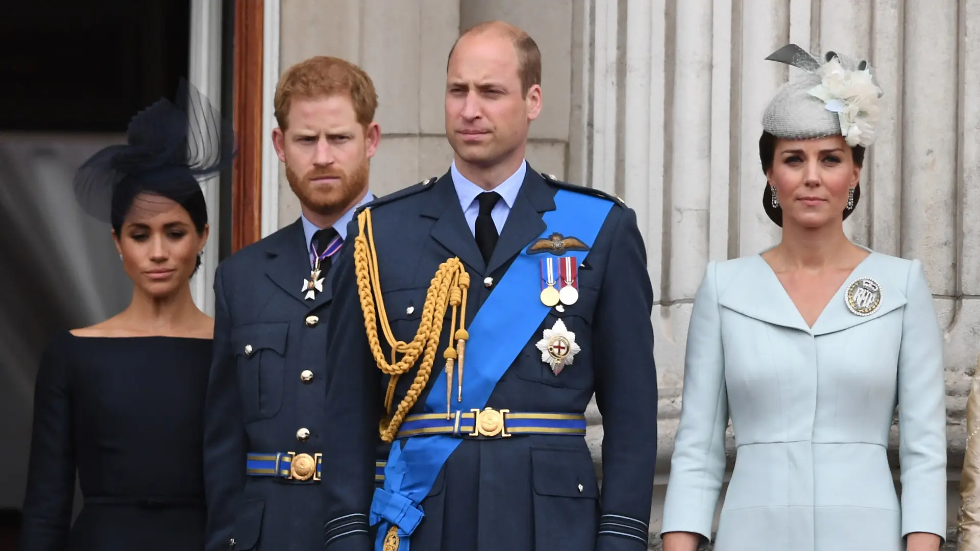 Herzogin Meghan, Prinz Harry, Prinz William und Prinzessin Kate