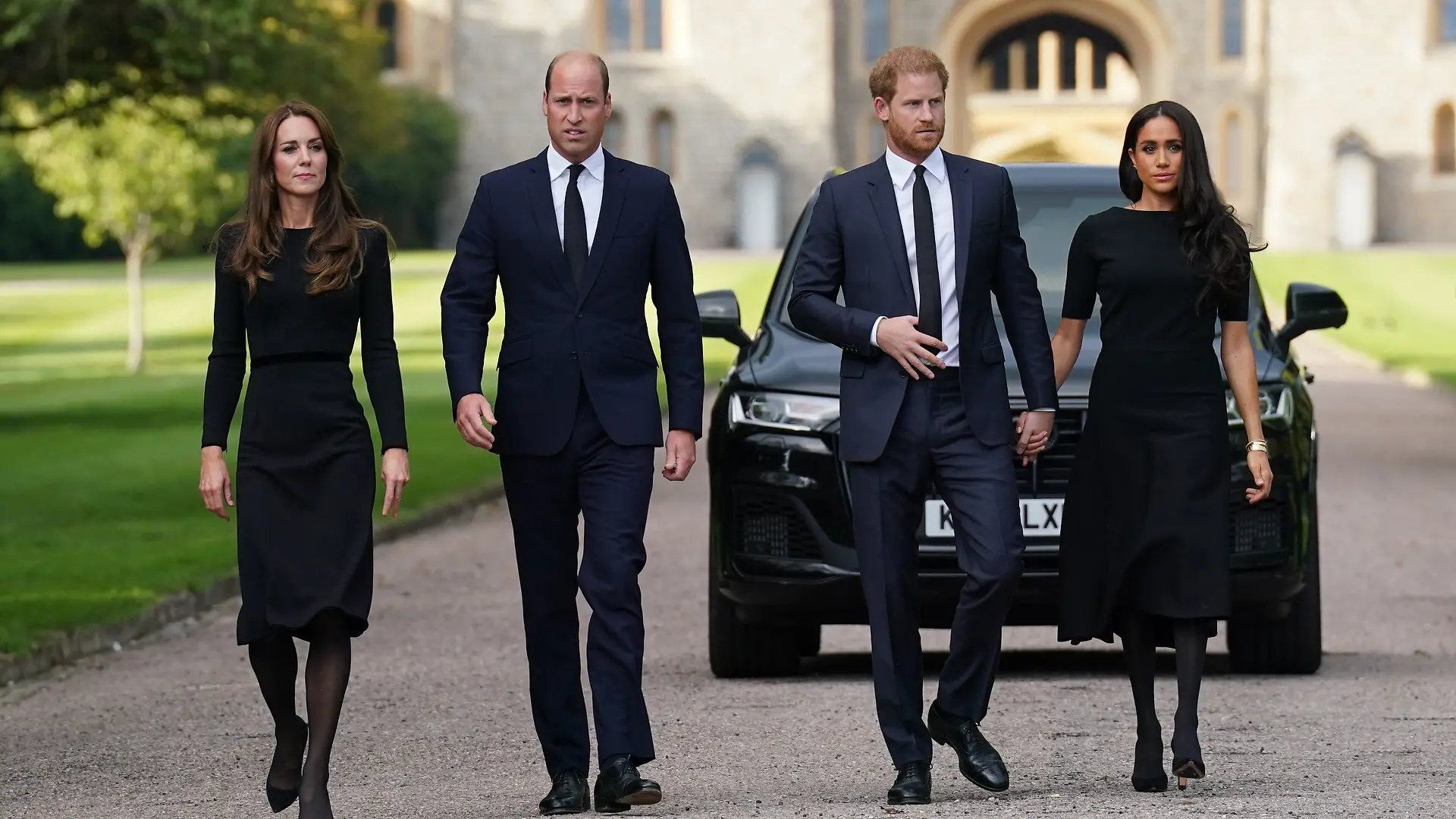 Prinzessin Kate, Prinz William, Prinz Harry und Herzogin Meghan