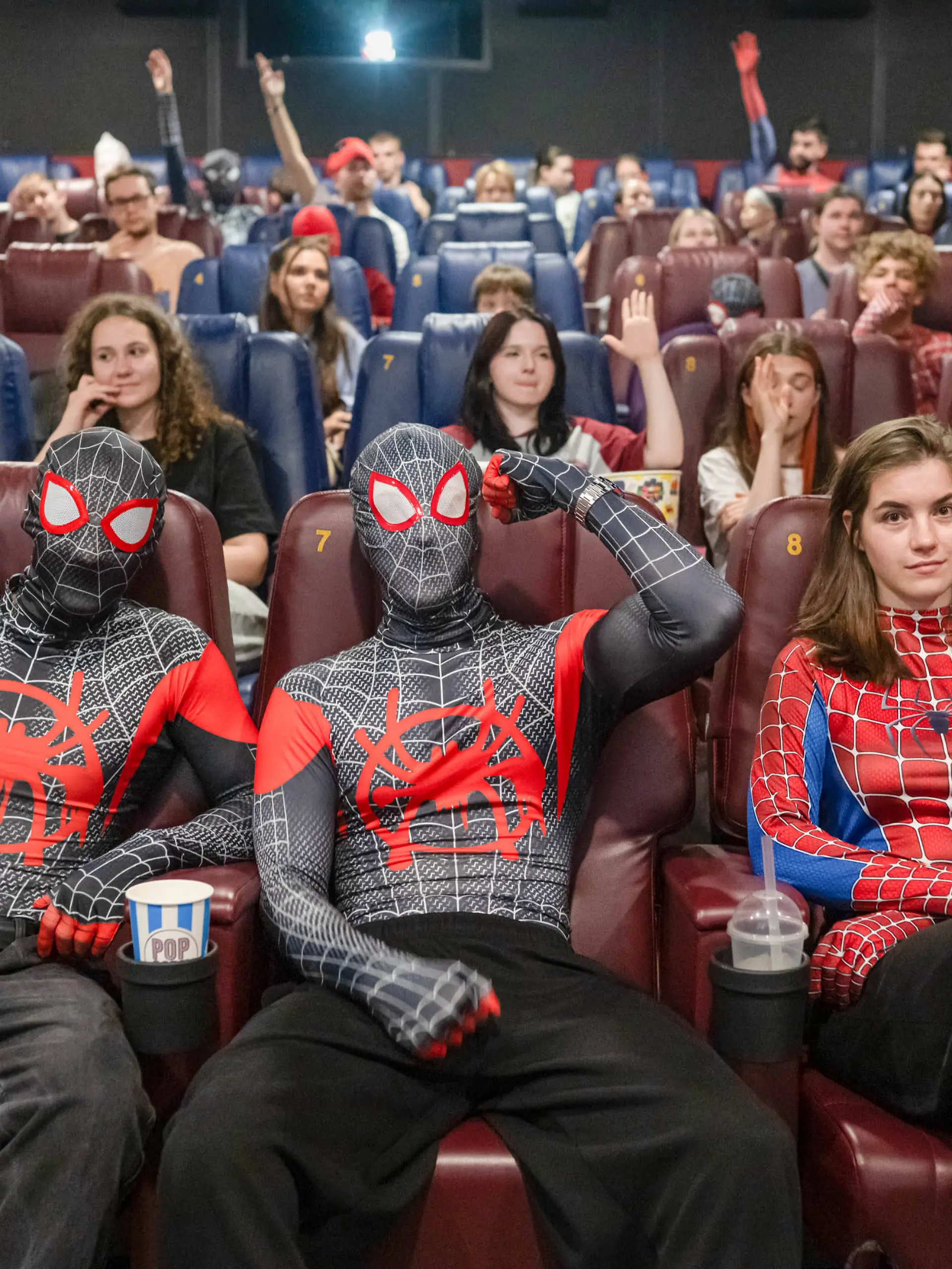 August 5, 2026, St. Petersburg, Russia: Fans of the Spider-Man film series, gathered at the Kinograd cinema for the meeting and screening of Spider-Man: No Way Home , while Spider-Man: Brand New Day is currently in theatrical release worldwide. The Russian premiere of Spider-Man: Brand New Day is scheduled for August 20 and will be shown through unofficial distribution. Russian cinemas were advised to postpone screenings of the new Spider-Man film due to the release of the domestic film, The Last Bogatyr: Kolobok. St. Petersburg Russia - ZUMAs197 20260805_aaa_s197_274 Copyright: xAndreixBokx