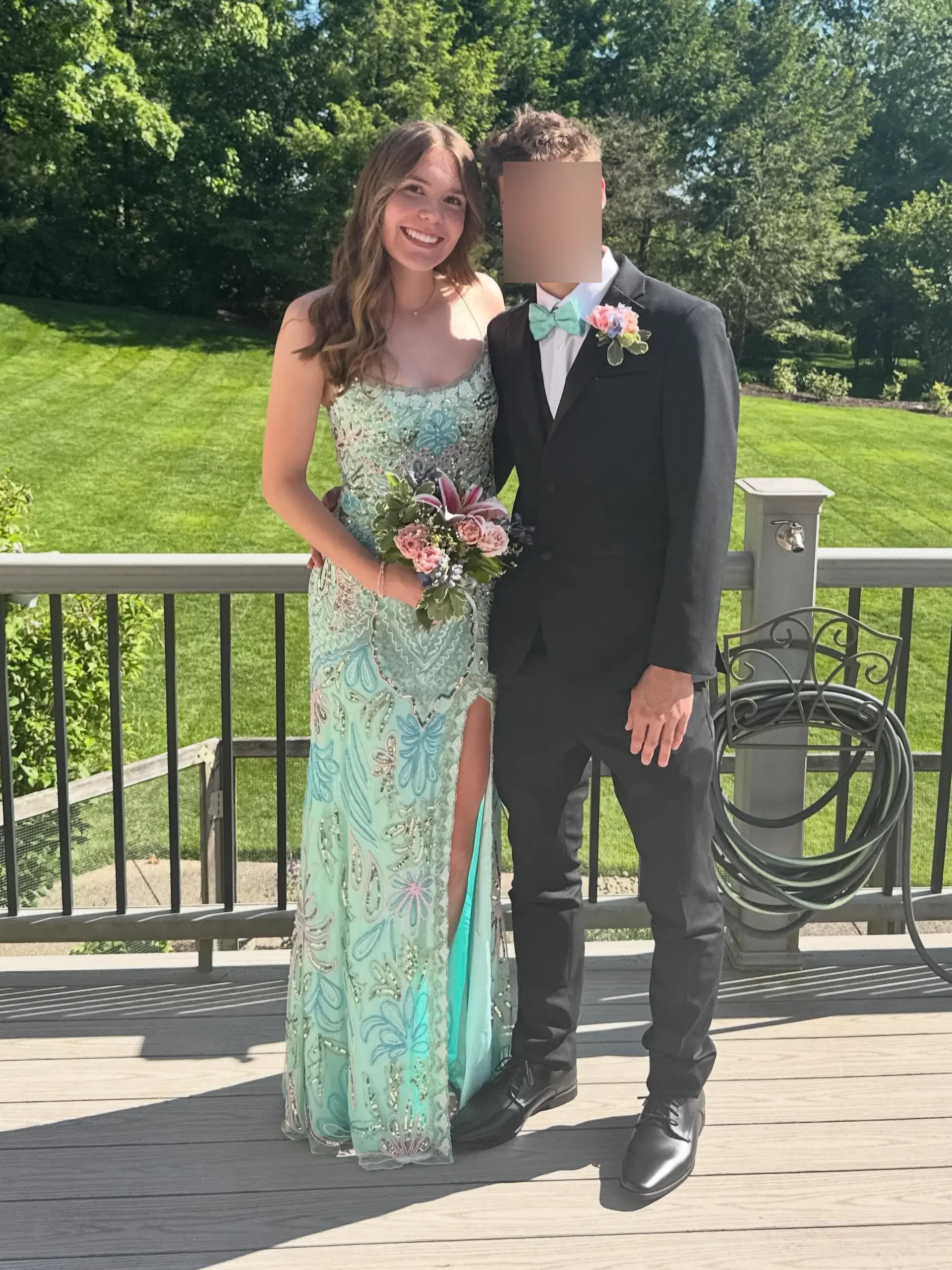 Karoline Heintz (18) mit ihrem Freund Royce M. 