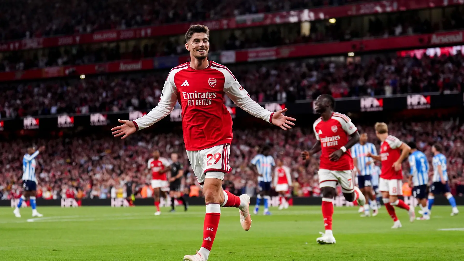 Erzielte gleich den ersten Treffer der neuen Premier League-Saison: Arsenal-Stürmer Kai Havertz.