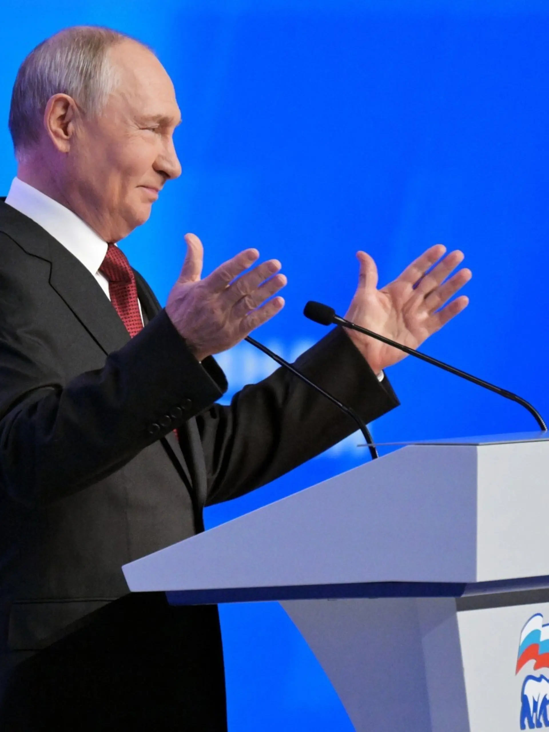 August 22, 2026, Russia, Russia, Russian Federation: Russian President Vladimir Putin delivers a speech during the plenary session of the second stage of the 23rd congress of the United Russia party at the Megasport Sports Palace in Moscow, Russia, on August 22, 2026 (Credit Image: © Russian President Official/APA Images via ZUMA Press Wire