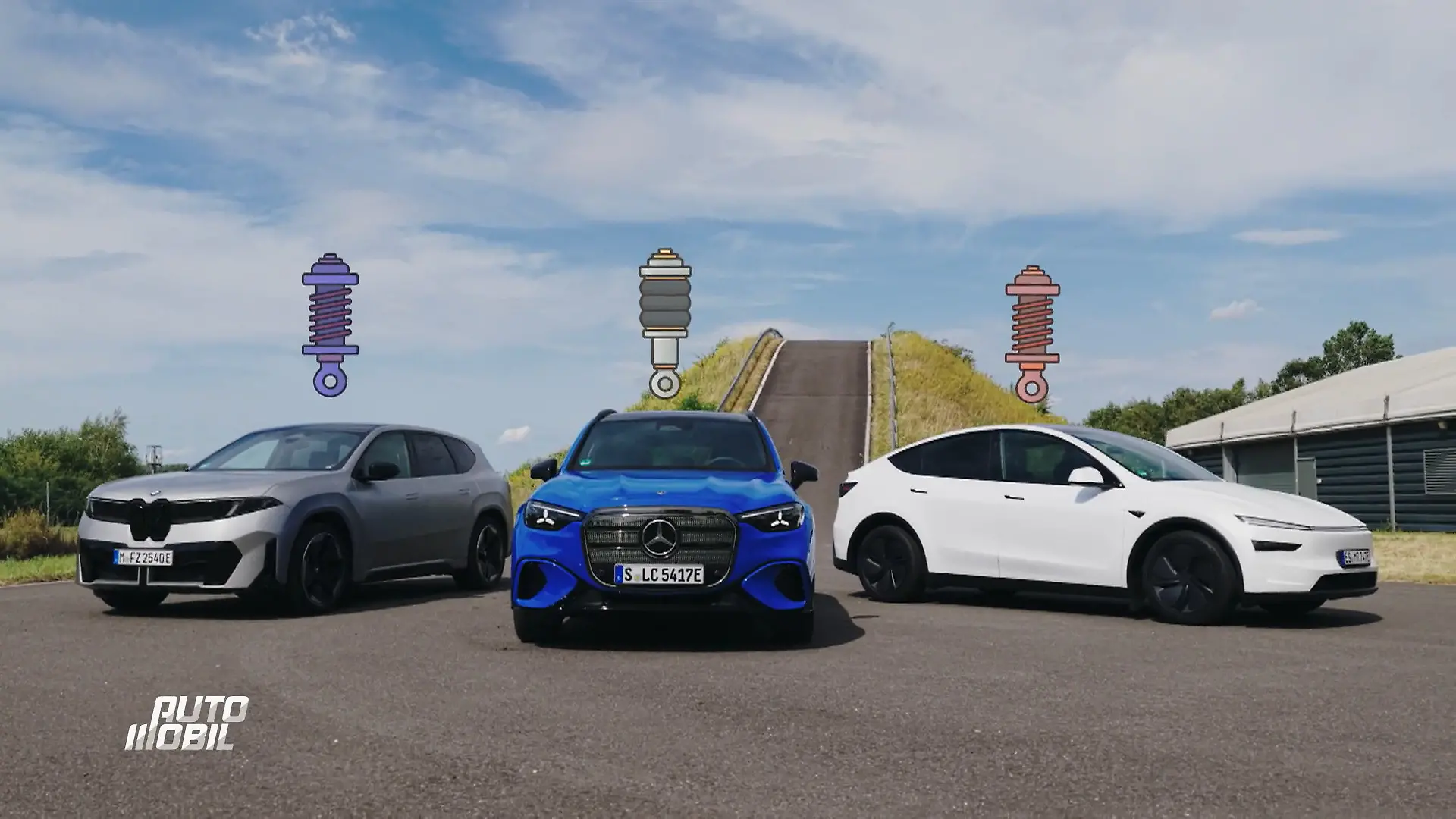 Komfort, Verbrauch und Laden im direkten Vergleich Härtetest für drei E-SUVs