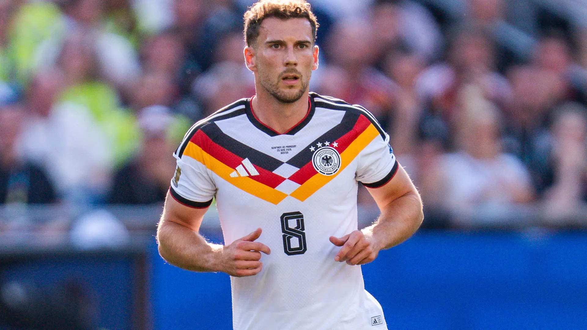 FIFA Fussball Weltmeisterschaft 2026, Sechszehntelfinale, Deutschland vs. Paraguay, 29.06.2026, Boston Stadium Leon Goretzka Deutschland *** 2026 FIFA World Cup, Round of 32, Germany vs. Paraguay, June 29, 2026, Boston Stadium Leon Goretzka Germany Copyright: xBahhoxKarax