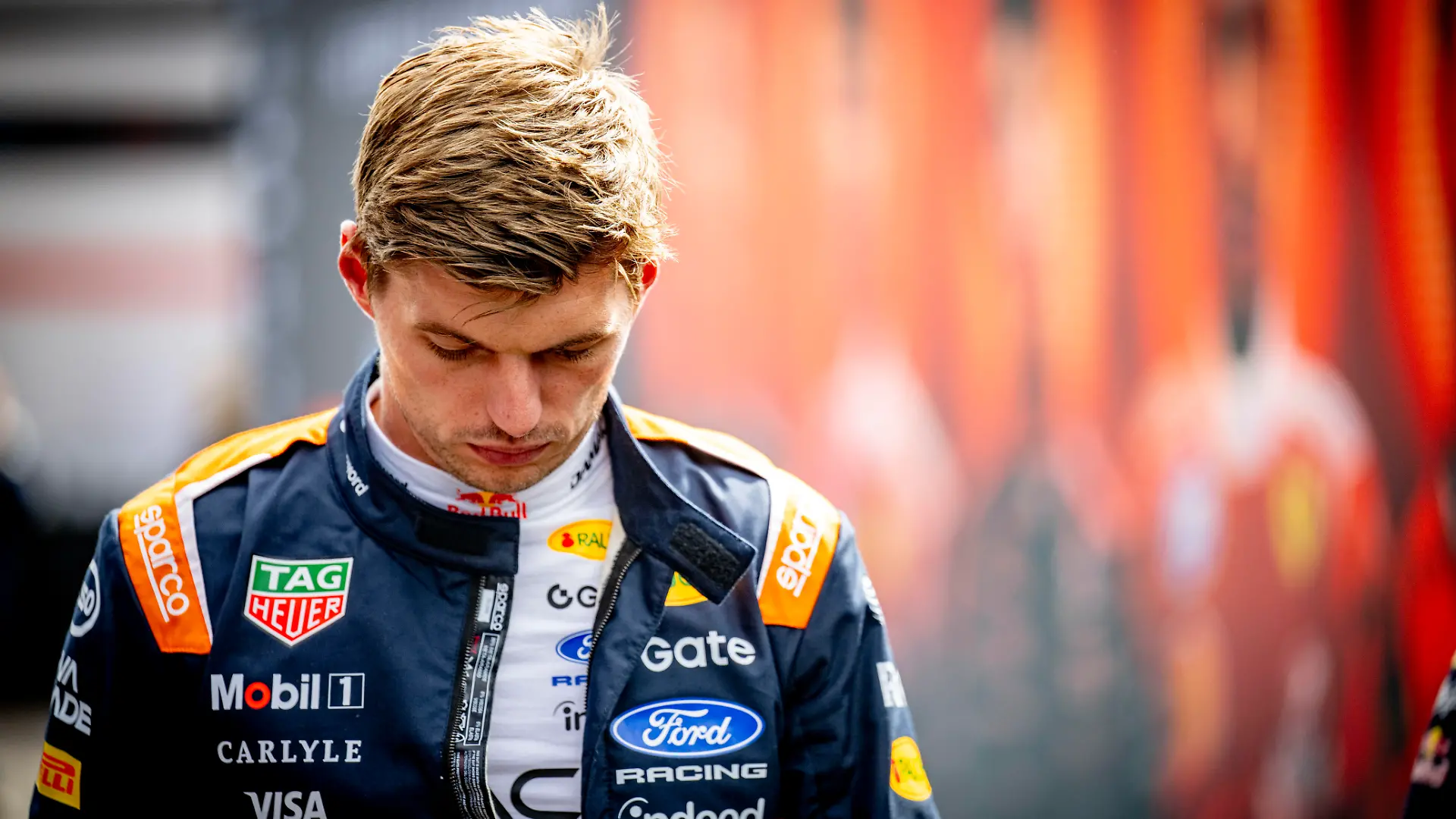 ZANDVOORT - Max Verstappen (Red Bull Racing) after his crash during the F1 Dutch Grand Prix at the Zandvoort Circuit.