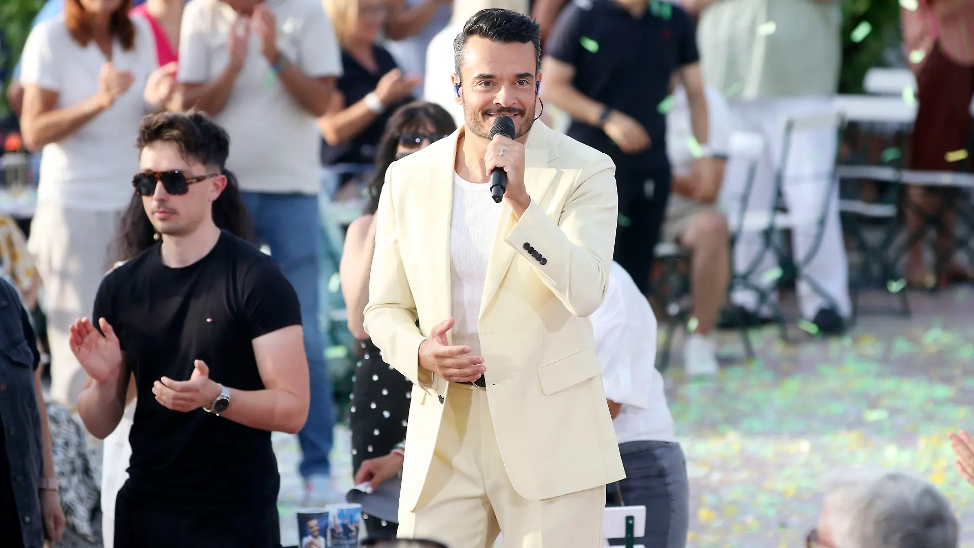 Giovanni Zarrella bei der Aufzeichnung seiner Show am 8. August