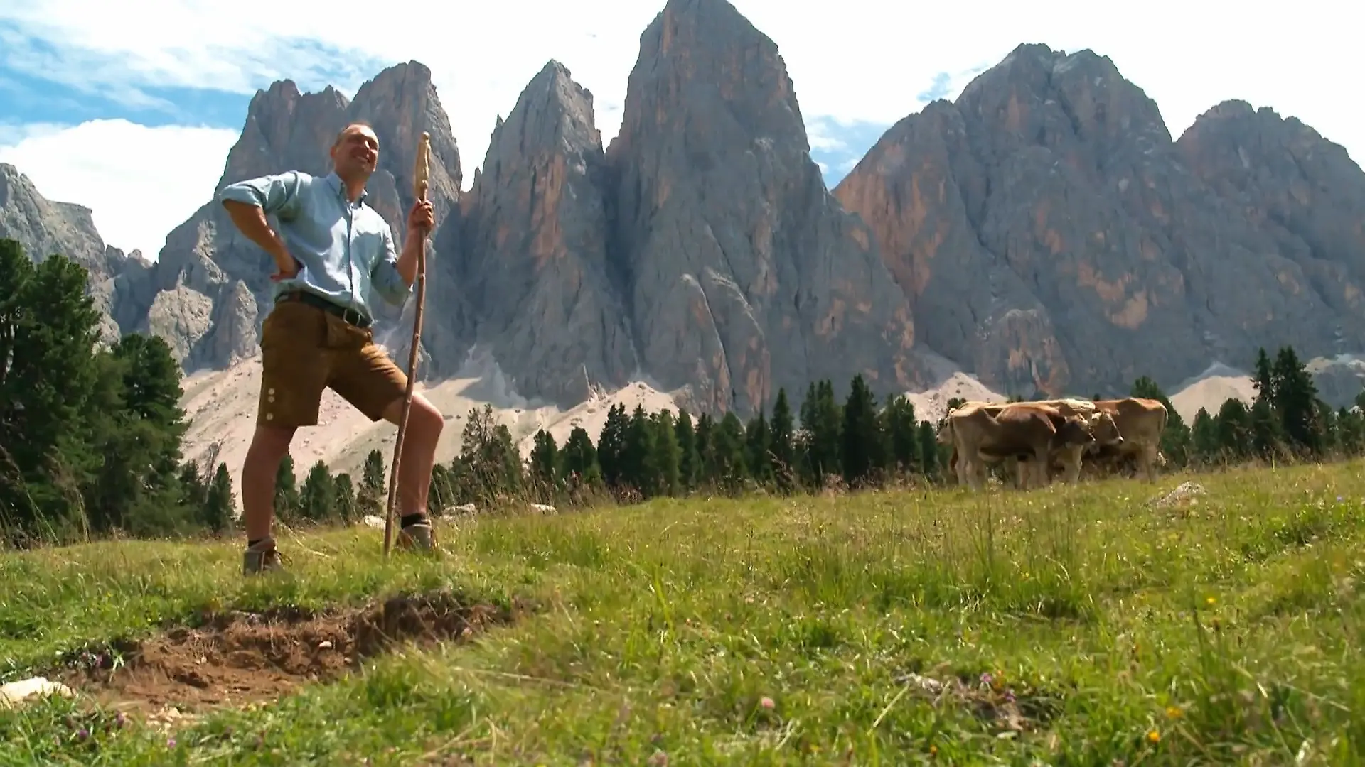 Findet Markus, 41, aus Südtirol zwischen Alm und Milchvieh die Richtige? Bauer mit Bergblick