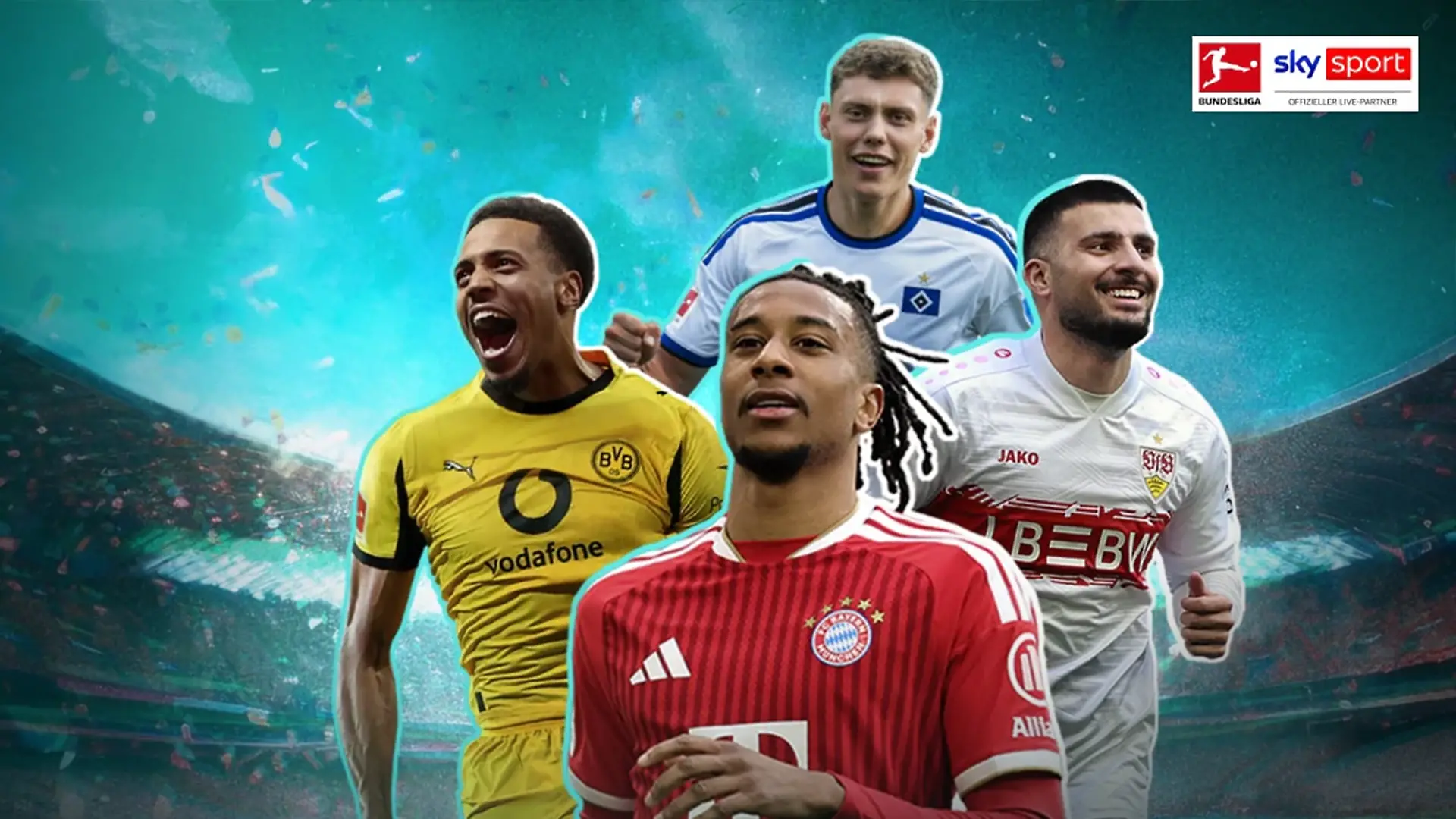 1. Bundesliga: Alle Freitags- und Samstagsspiele live und exklusiv in voller Länge