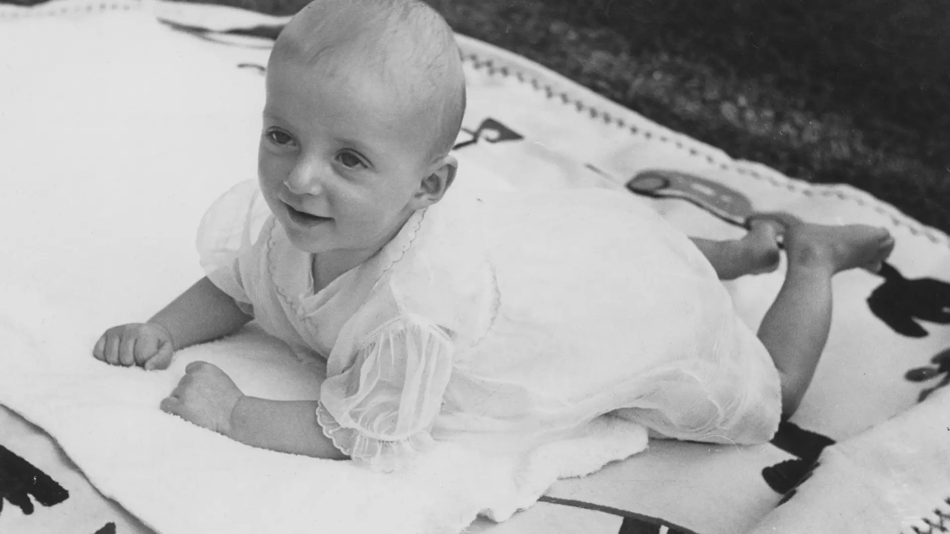 König Harald als Baby