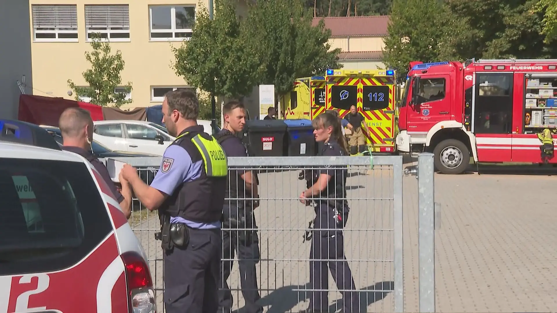 Großeinsatz am Docemus-Campus in Gosen-Neu Zittau