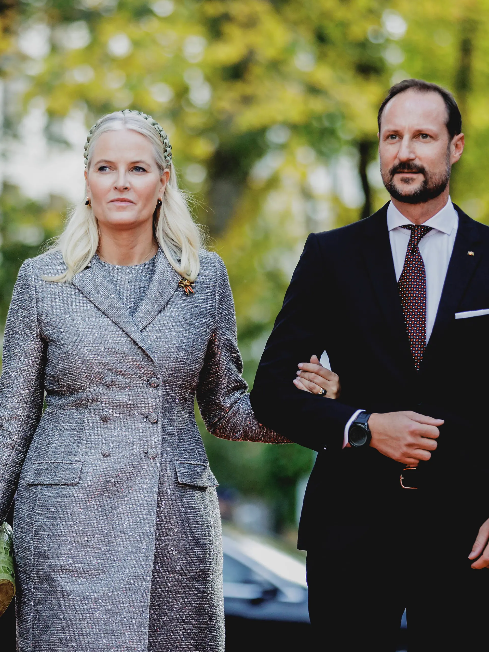 Kronprinz Haakon von Norwegen und Kronprinzessin Mette-Marit von Norwegen bei einem Besuch in Berlin im Jahr 2024. Mit dem Tod von König Harald von Norwegen am 28. August 2026 ist Haakon nun der neue König Norwegens.