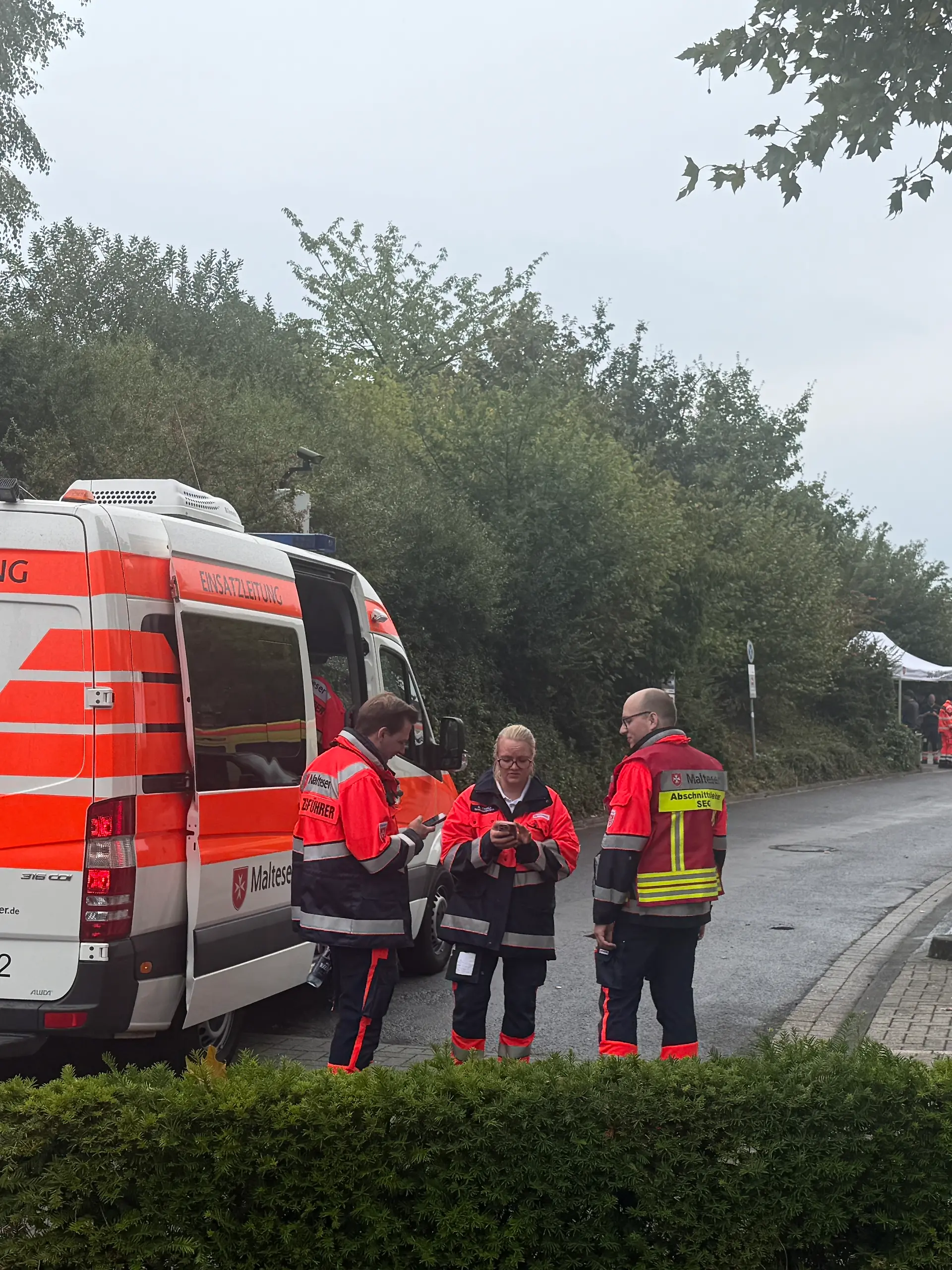 Im niedersächsischen Wildeshausen läuft ein Großeinsatz an einem Krankenhaus